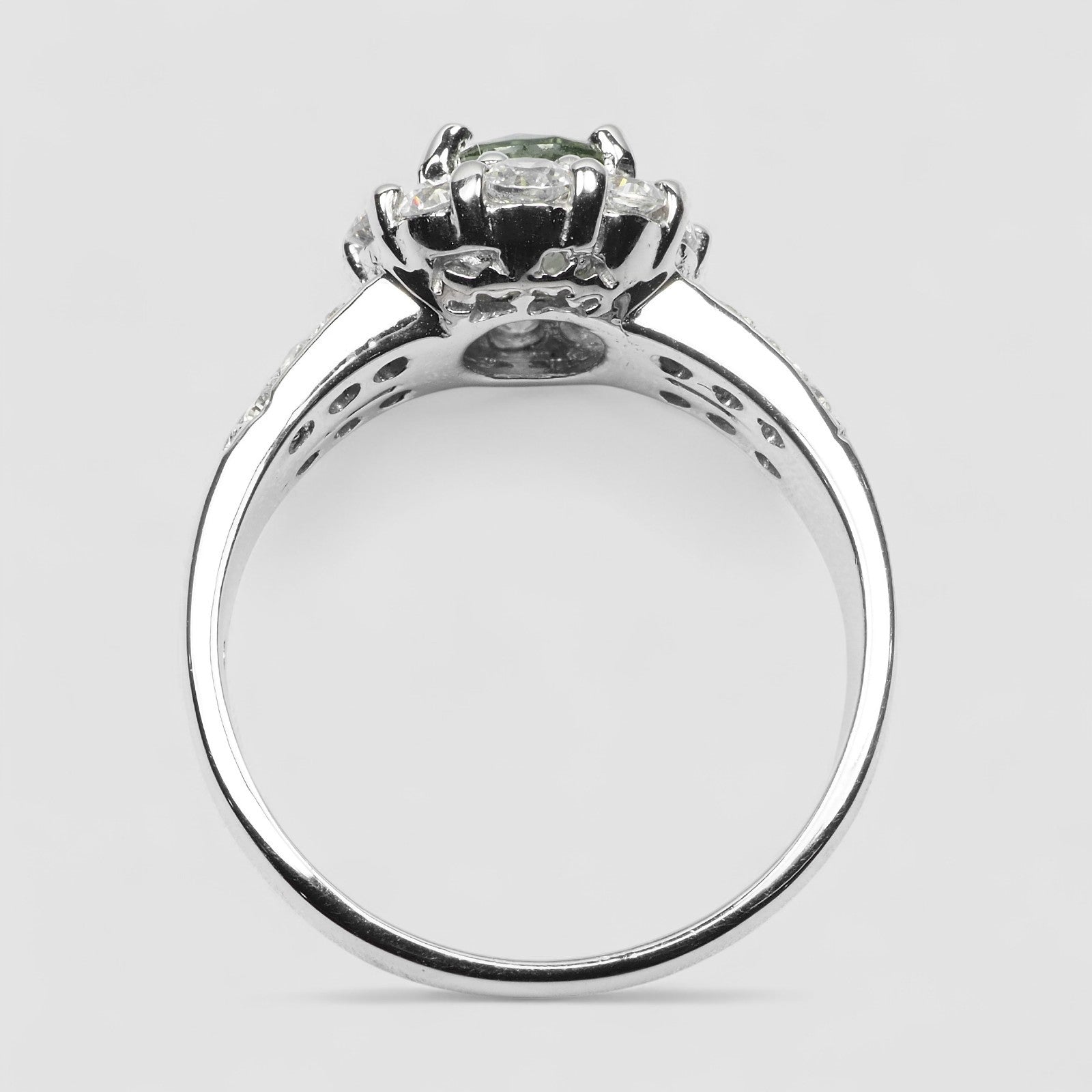 Green Tourmaline 925 Sterling Silver Ring