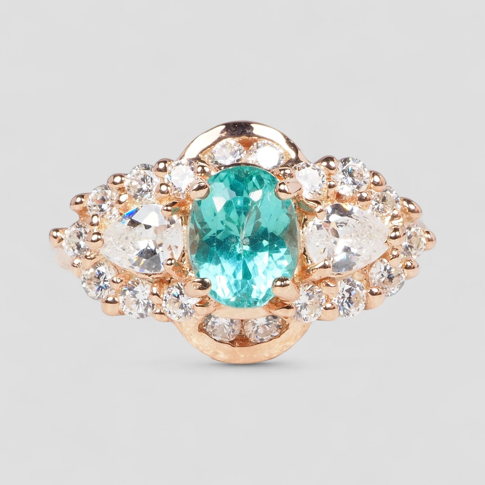 Blue Apatite 925 Sterling Silver Ring