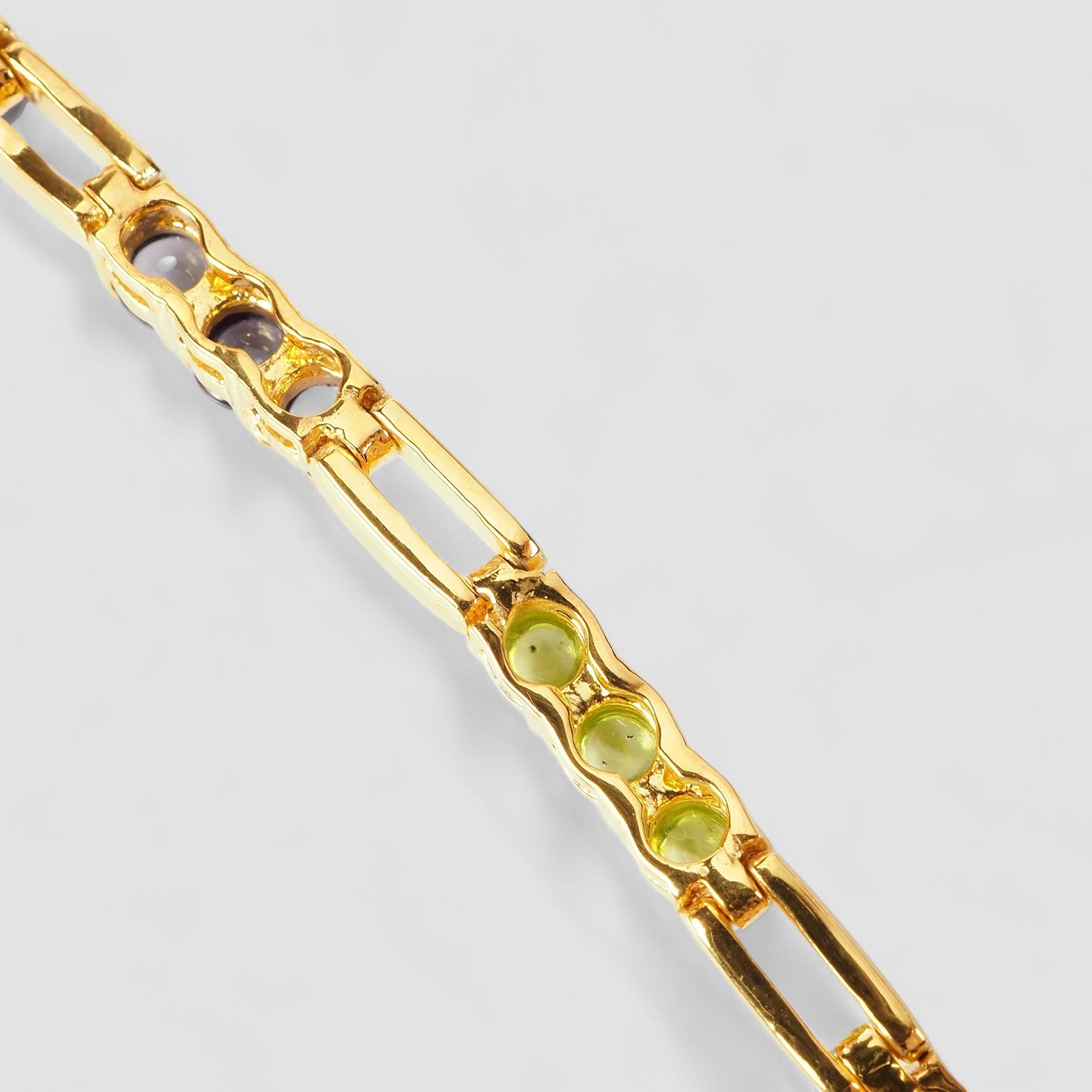 Multi Color Gemstone 925 Sterling 24K Gold Bracelets, Affordable Natural Gemstone, Everyday Bracelets