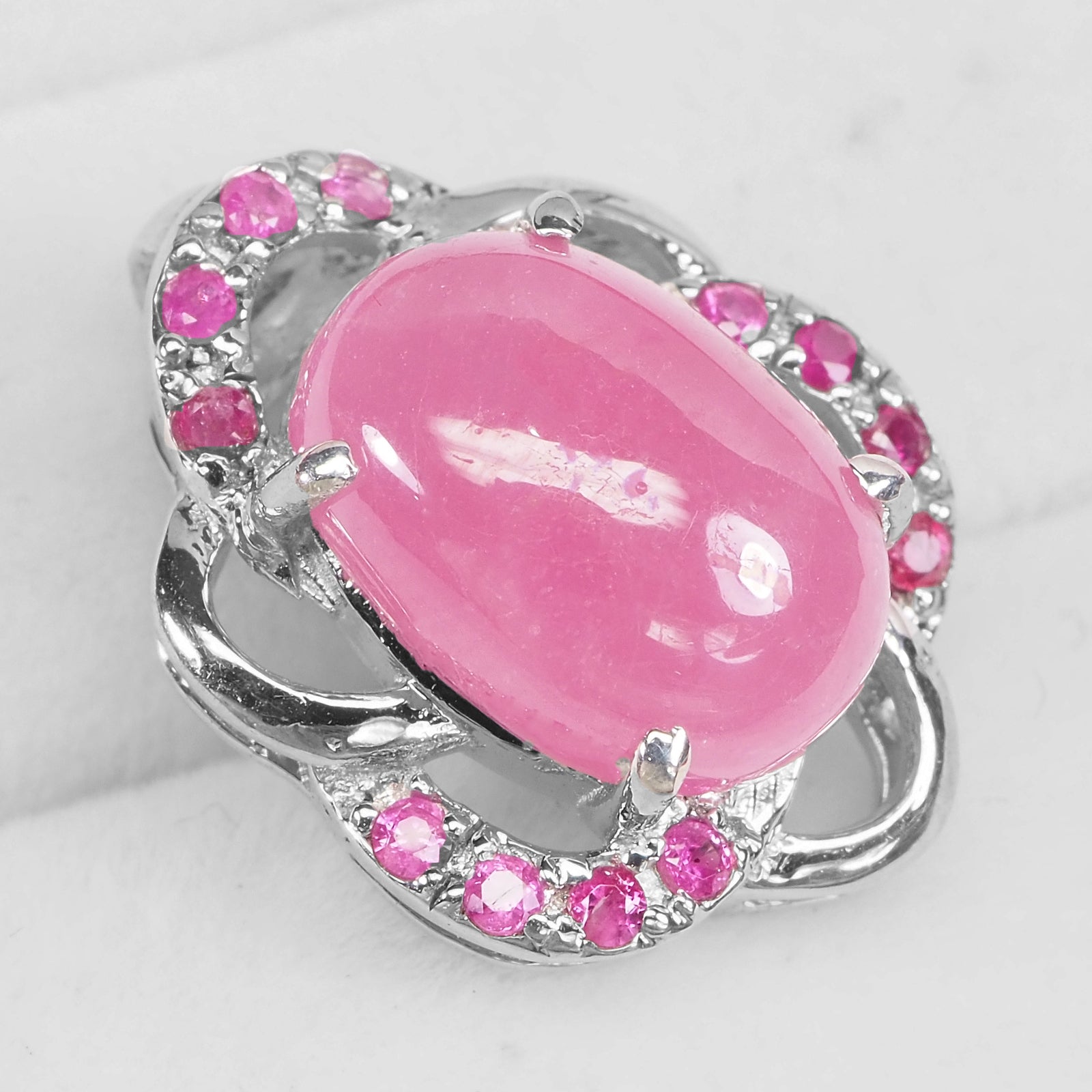 Pink Ruby 925 Sterling Silver Pendants, Natural Ruby, Minimalist Pendants