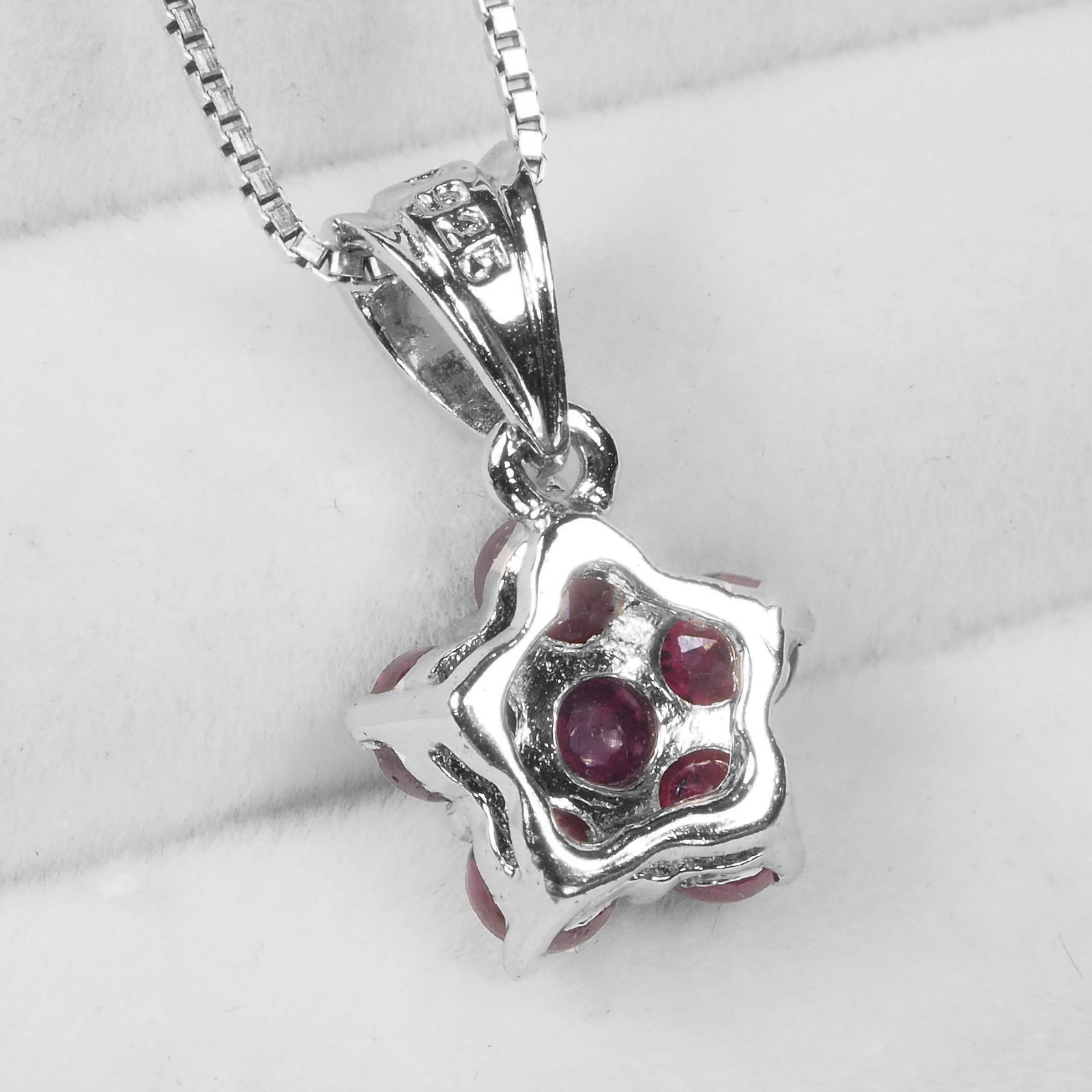 Red Ruby 925 Sterling Silver Pendants, 925 Unique Gift for Her, Natural Gemstone