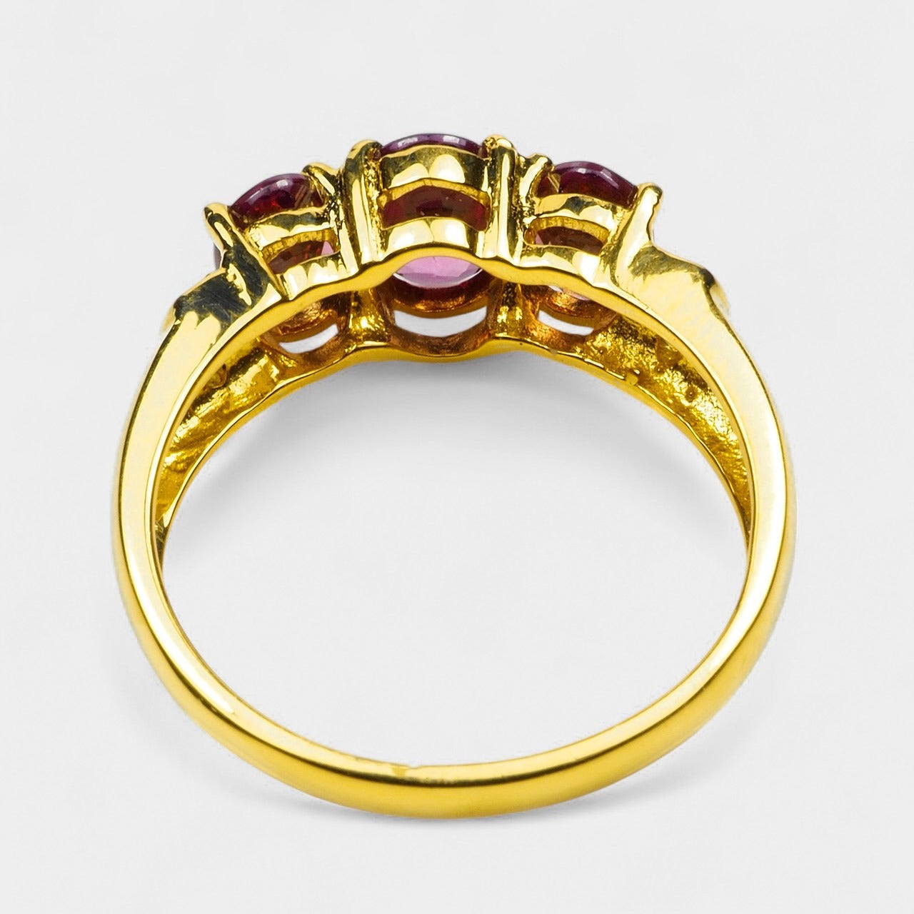 Pink Rhodolite Garnet 925 Sterling Silver Ring