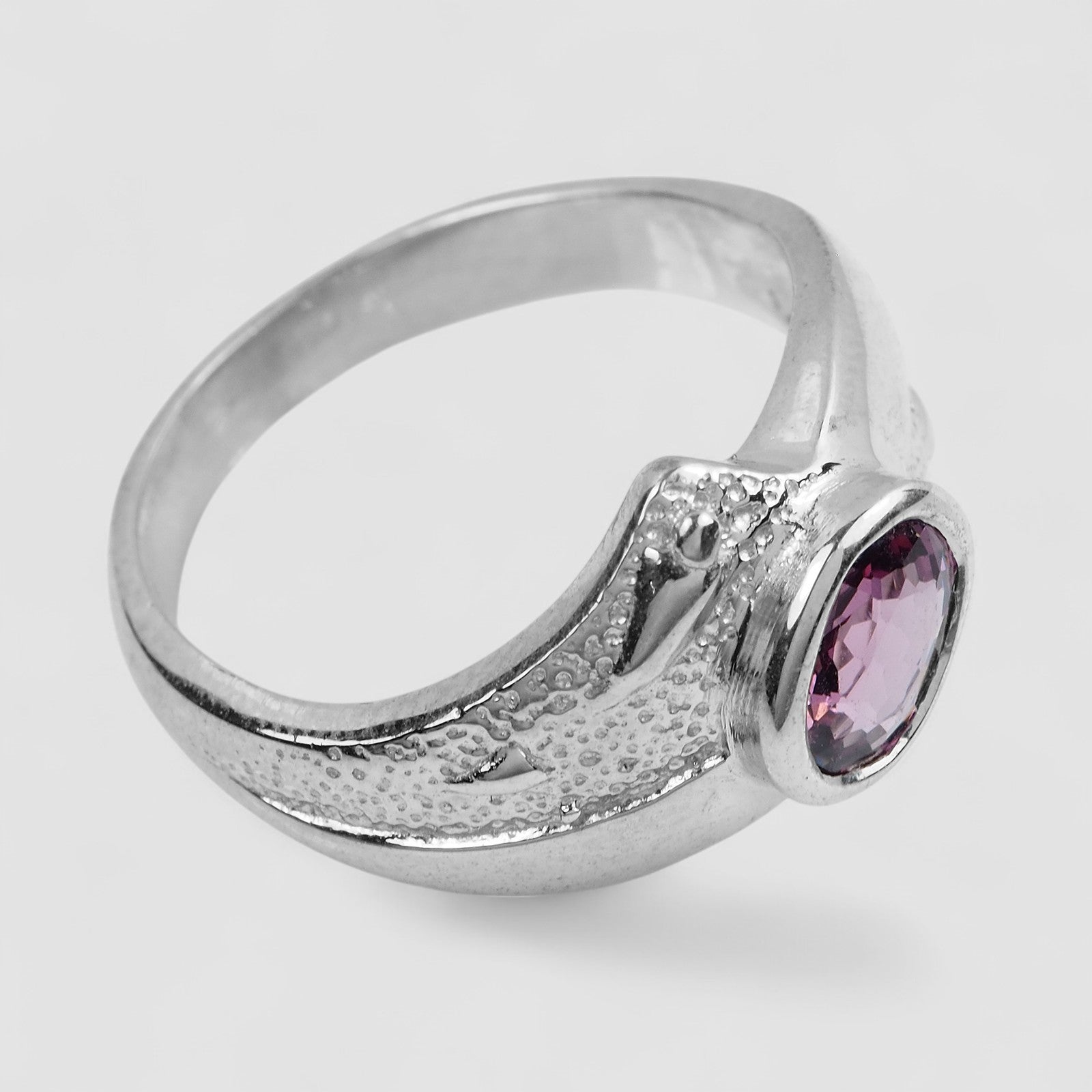 Lavender Purple Spinel 925 Sterling Silver Ring, All Occasion Everyday Ring, Free Resizing