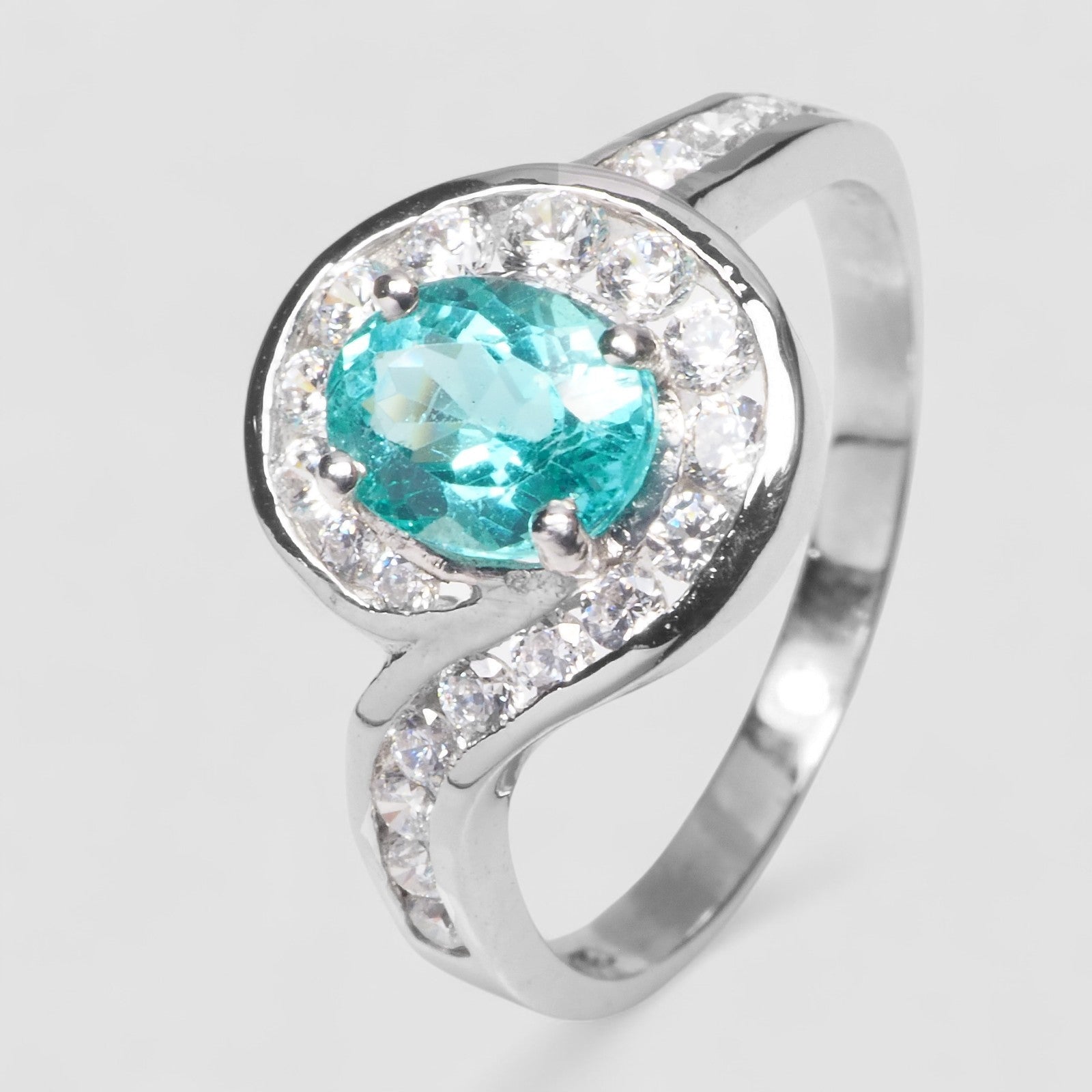 Blue  Apatite925 Sterling Silver Ring