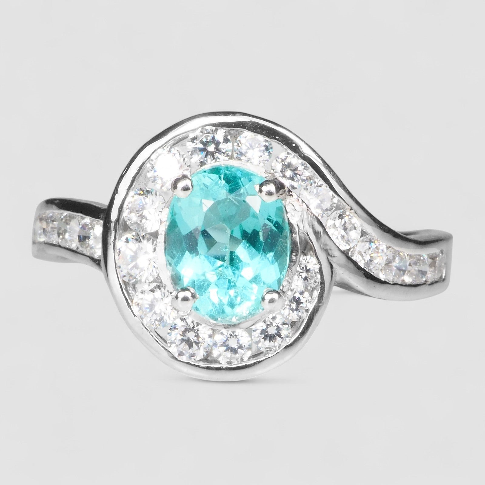 Blue  Apatite925 Sterling Silver Ring