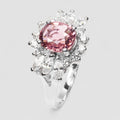 Pink Tourmaline 925 Sterling Silver Ring
