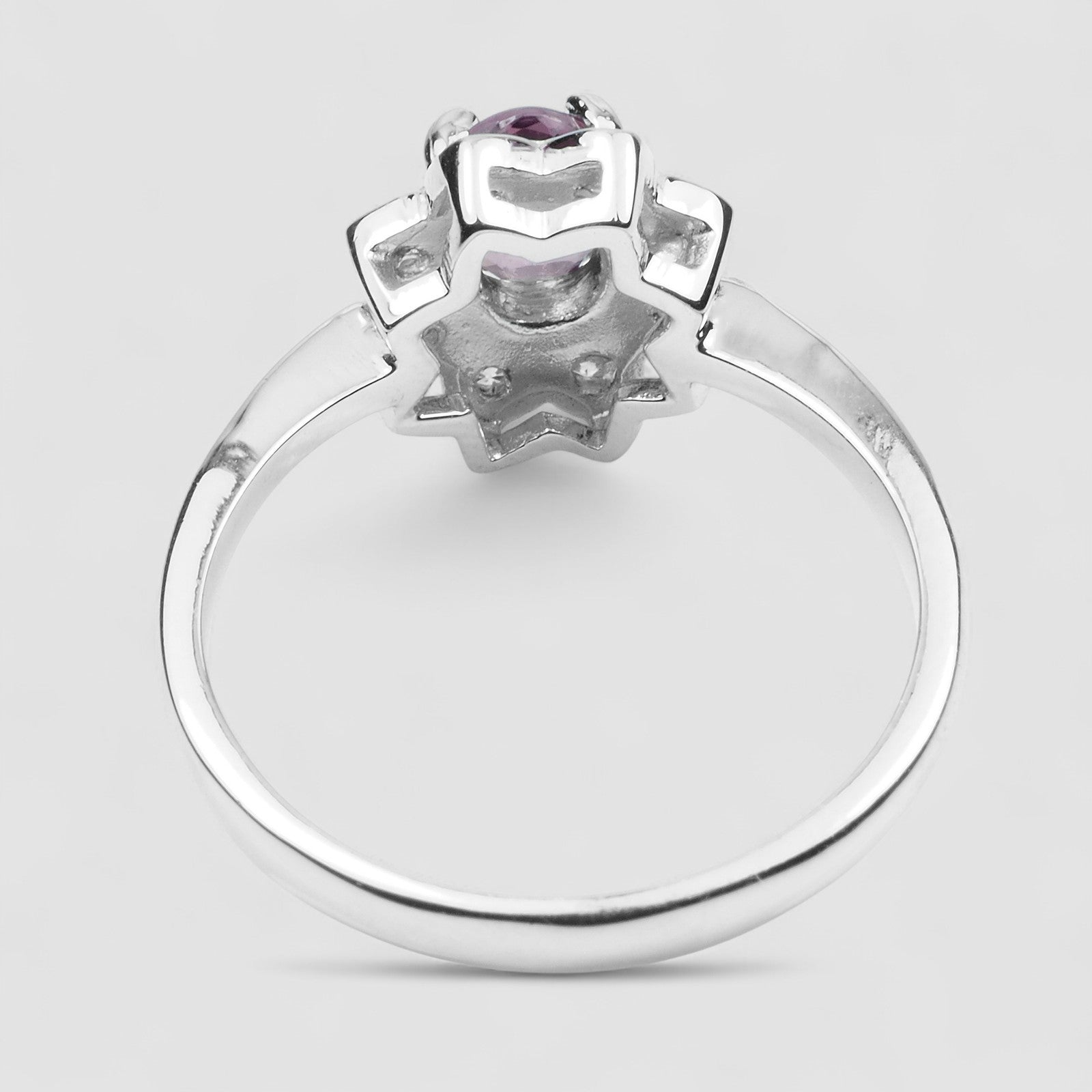 Purple Spinel 925 Sterling Silver Ring