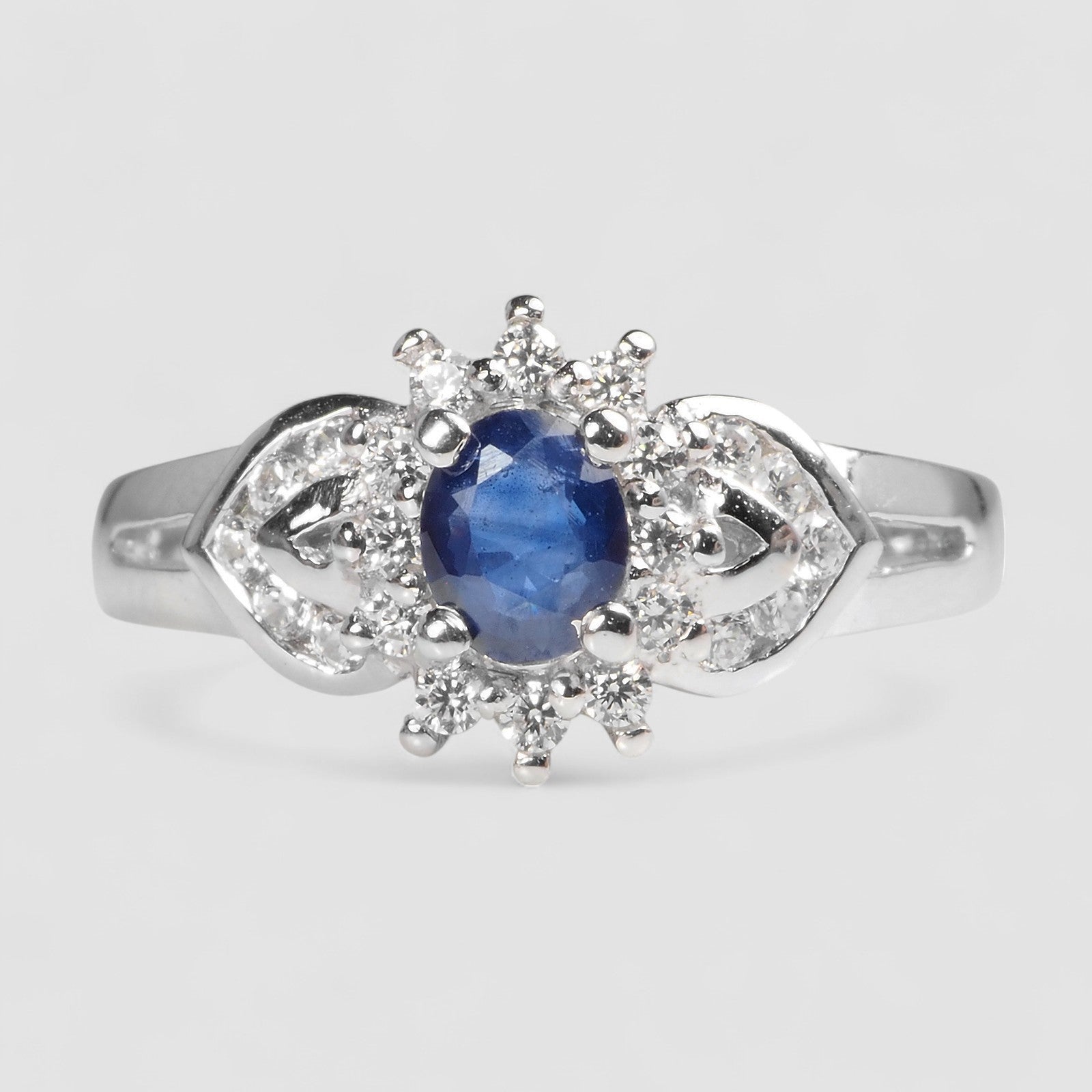 Blue Sapphire 925 Sterling Silver Ring