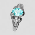 Blue Apatite 925 Sterling Silver Ring