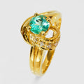Apatite 925 Sterling Silver Ring