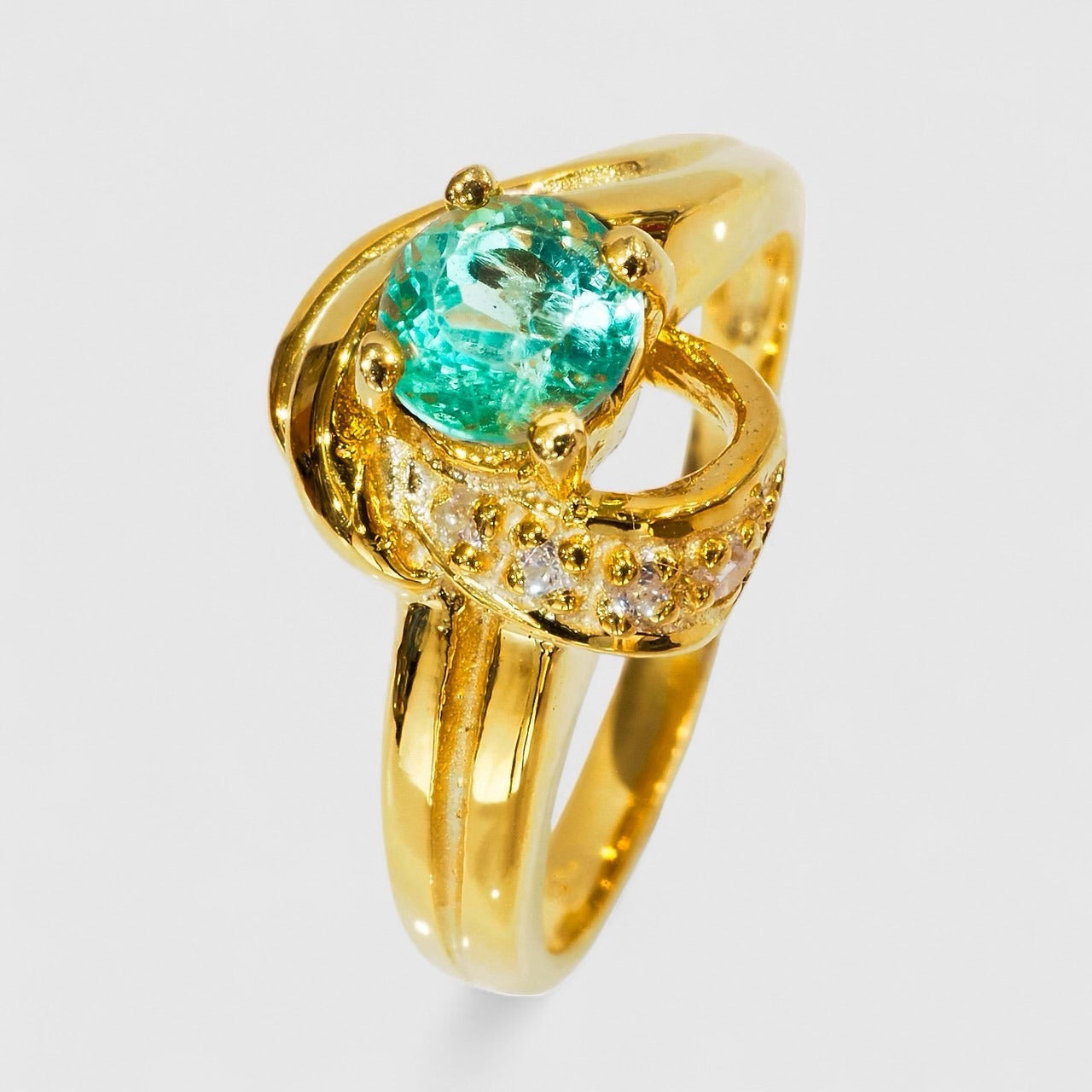 Apatite 925 Sterling Silver Ring