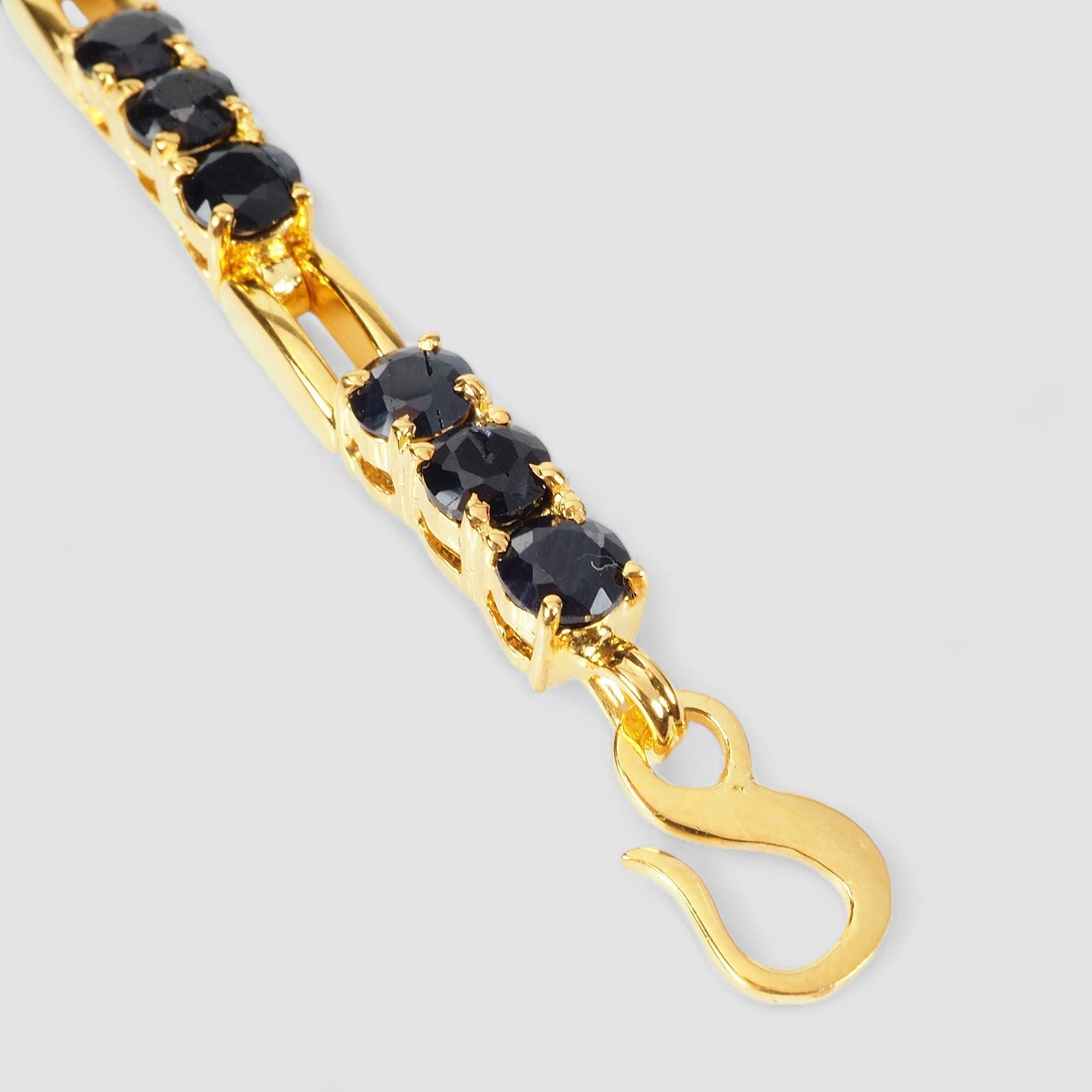 Blue Sapphire 925 Sterling Silver 24k Gold Bracelets , 925 Silver Minimalist Bracelets, Gift for Her
