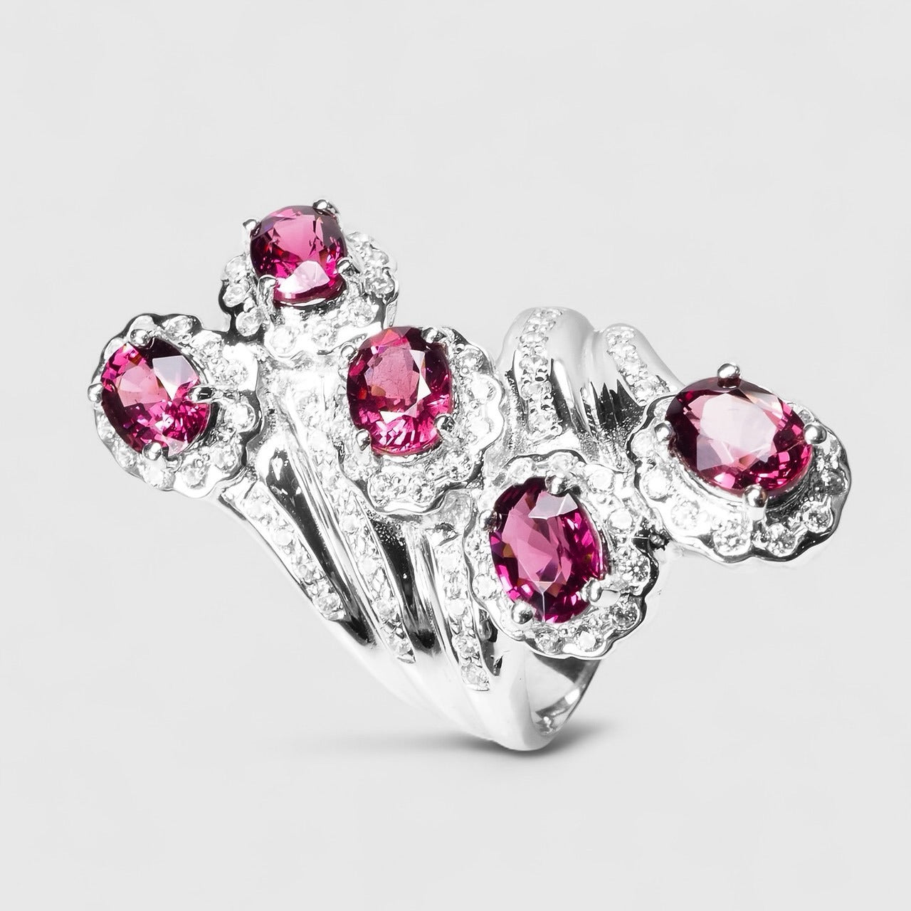 Boutique Pink Rhodolite Garnet Ring