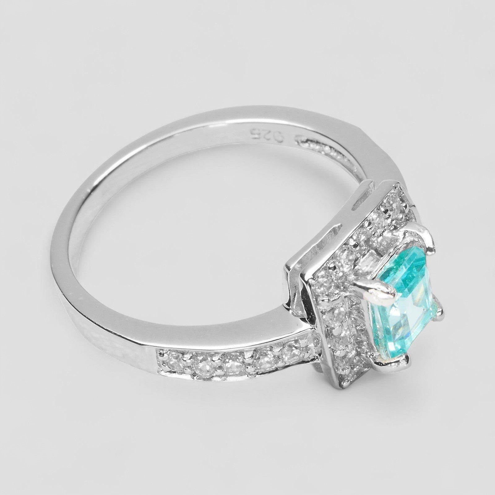 Blue Apatite 925 Sterling Silver Ring