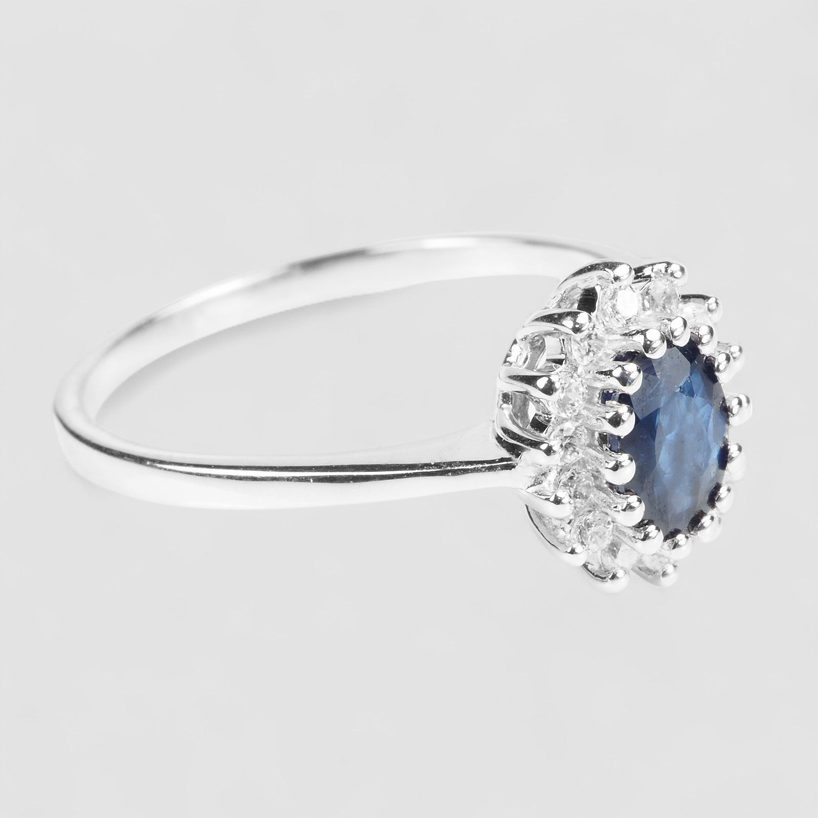 Blue Sapphire 925 Sterling Silver Ring