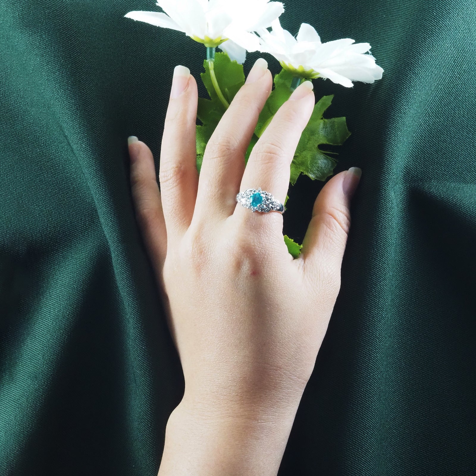 Apatite 925 Sterling Silver Ring