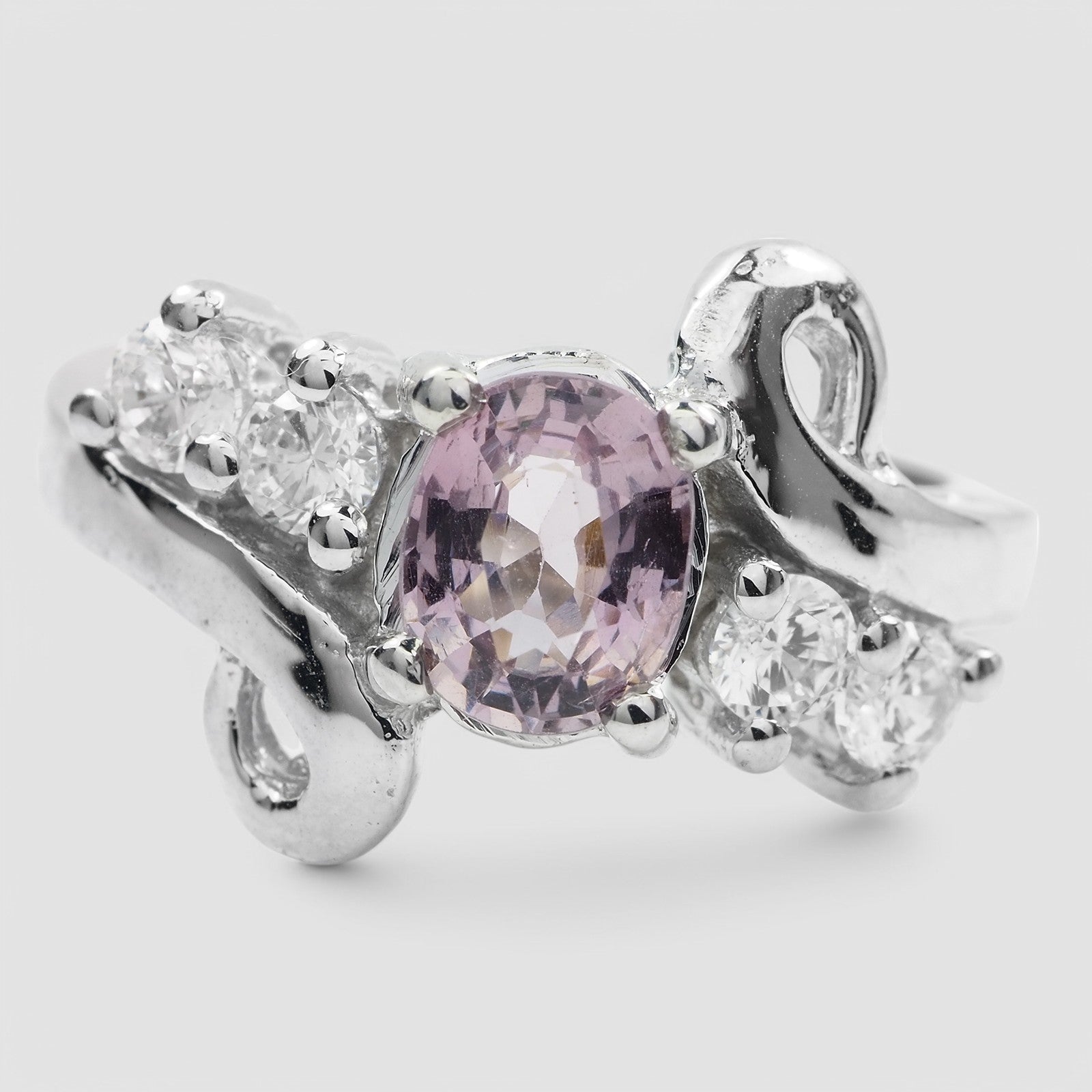 Lavender Spinel 925 Sterling Silver Ring, Trendy Everyday Ring, Free Resizing