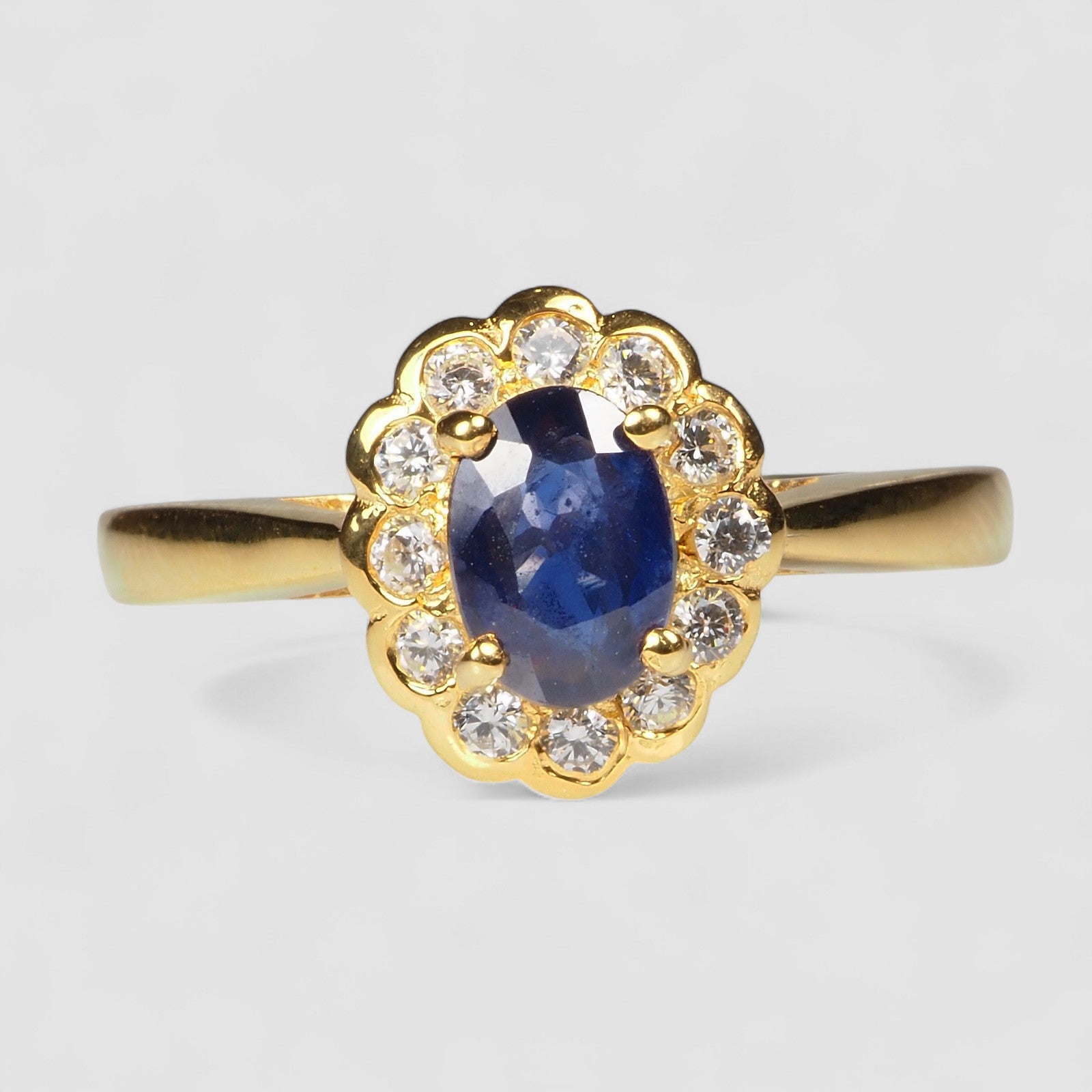 Blue Sapphire 925 Sterling Silver Ring