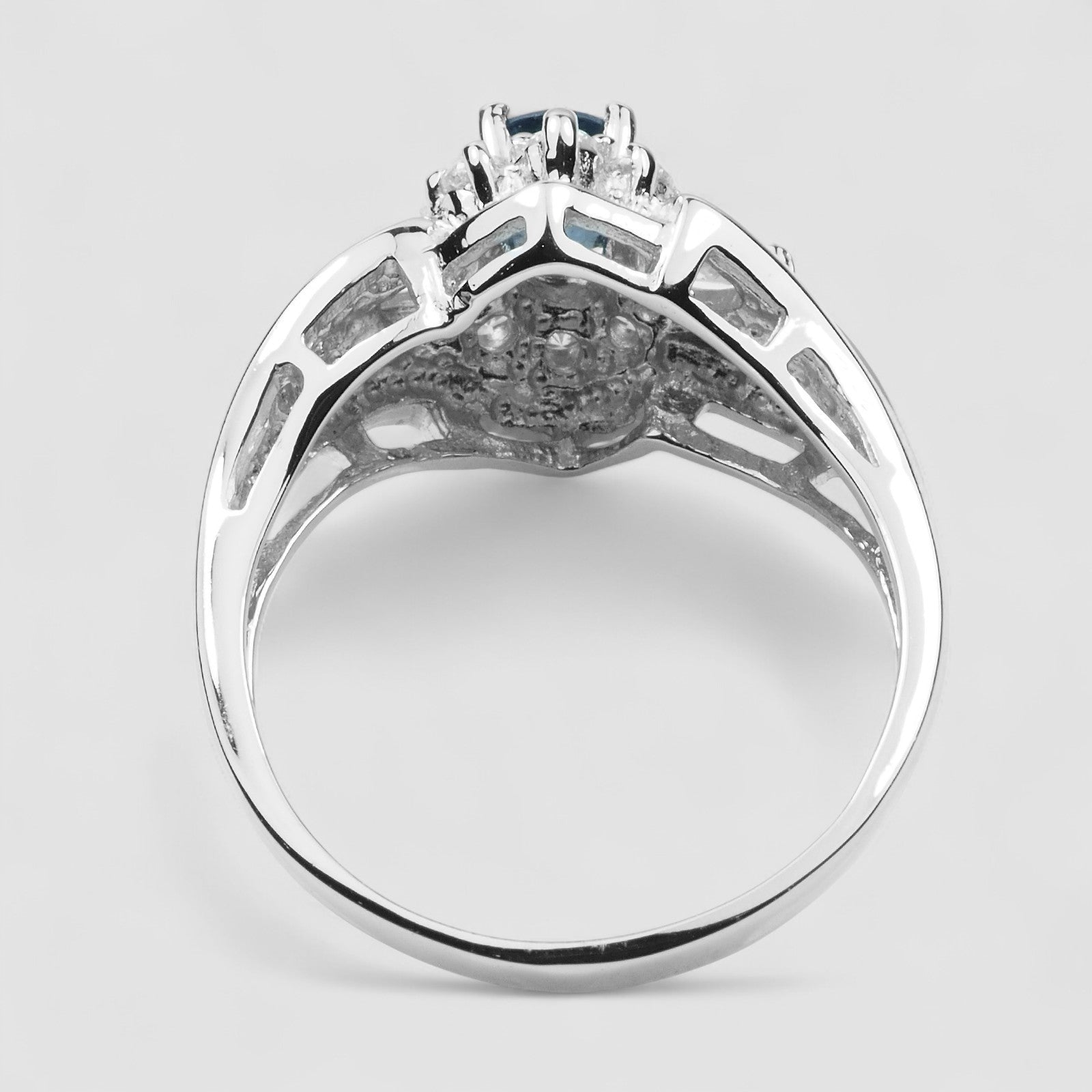 Gray Spinel 925 Sterling Silver Ring