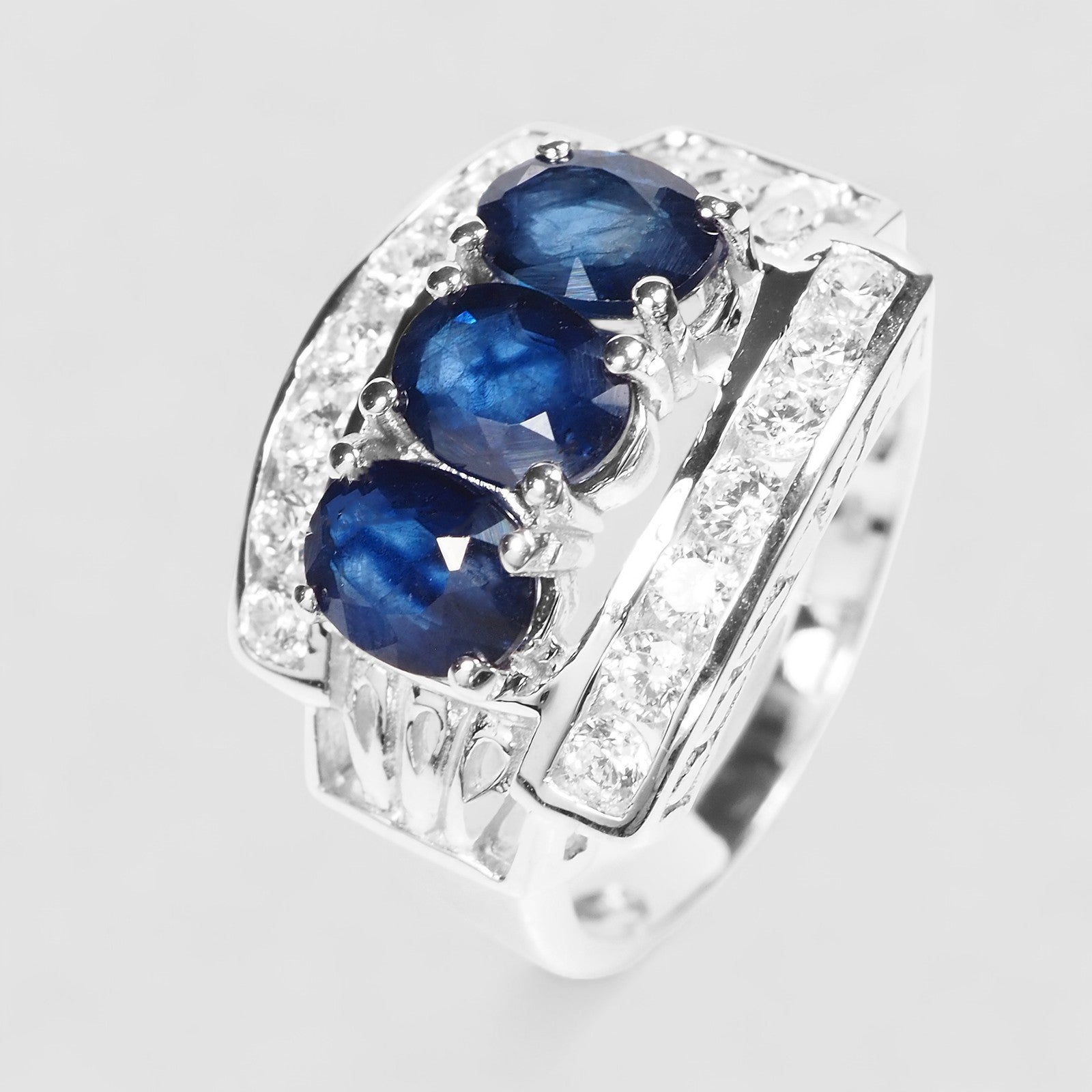 Blue Sapphire 925 Sterling Silver Ring