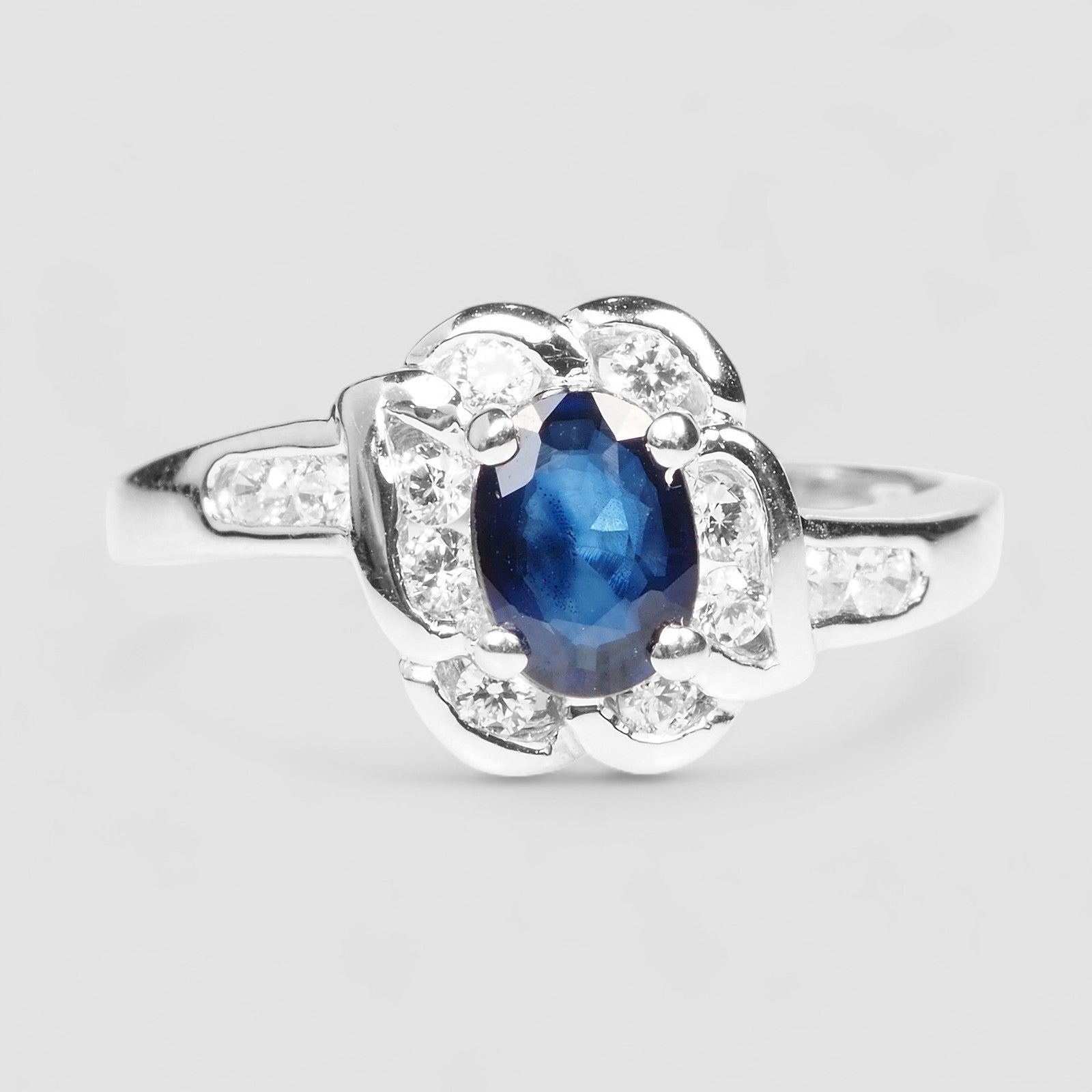 Blue Sapphire 925 Sterling Silver Ring