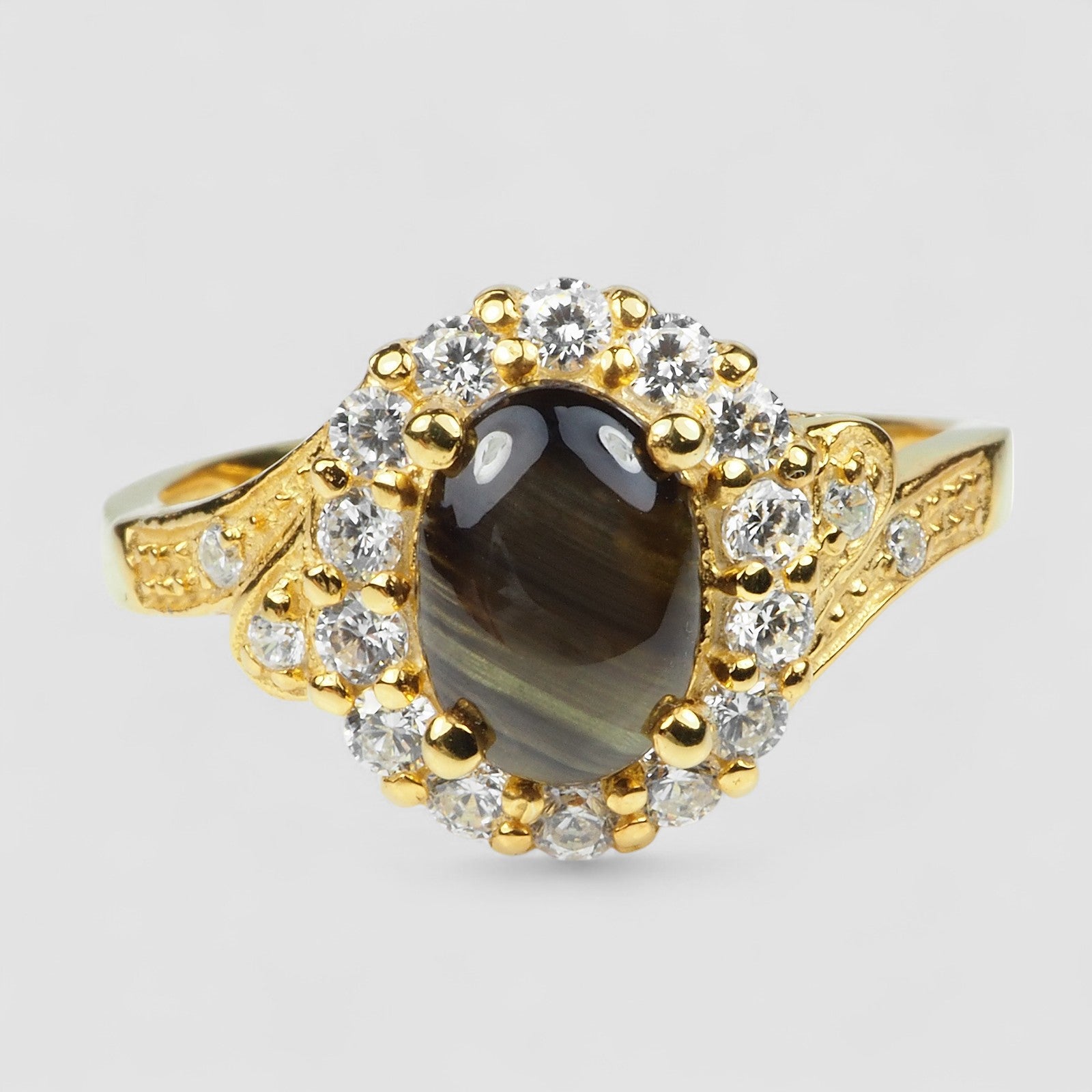 Black Star Sapphire 925 Sterling Silver Ring