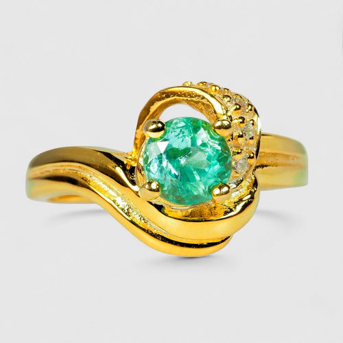 Apatite 925 Sterling Silver Ring, 925 Genuine Gemstone, Everyday Ring