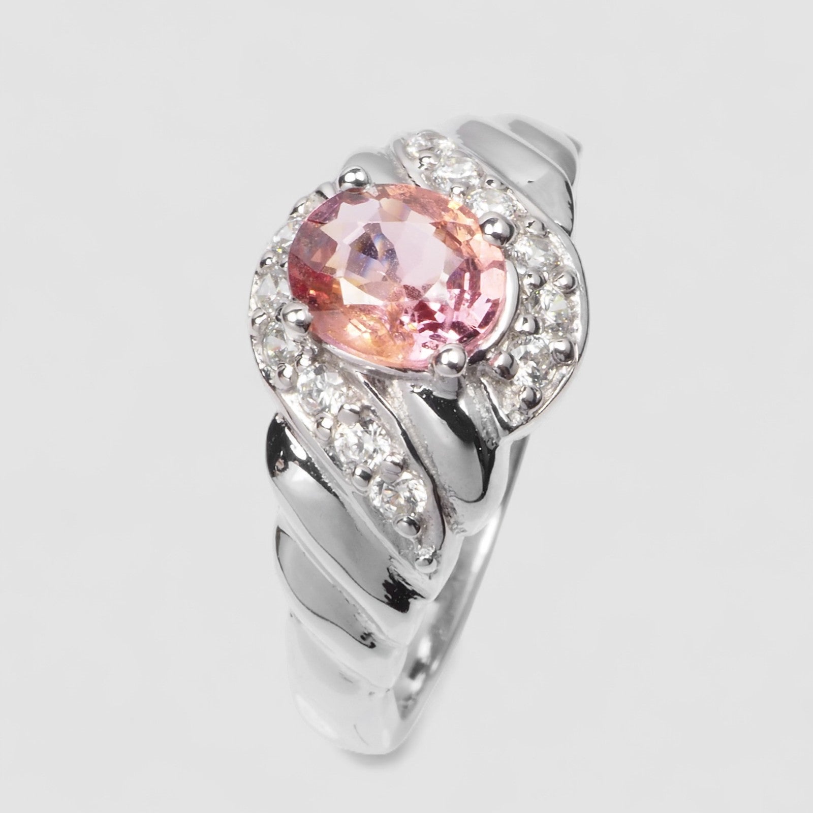 Pink Spinel 925 Sterling Silver Ring