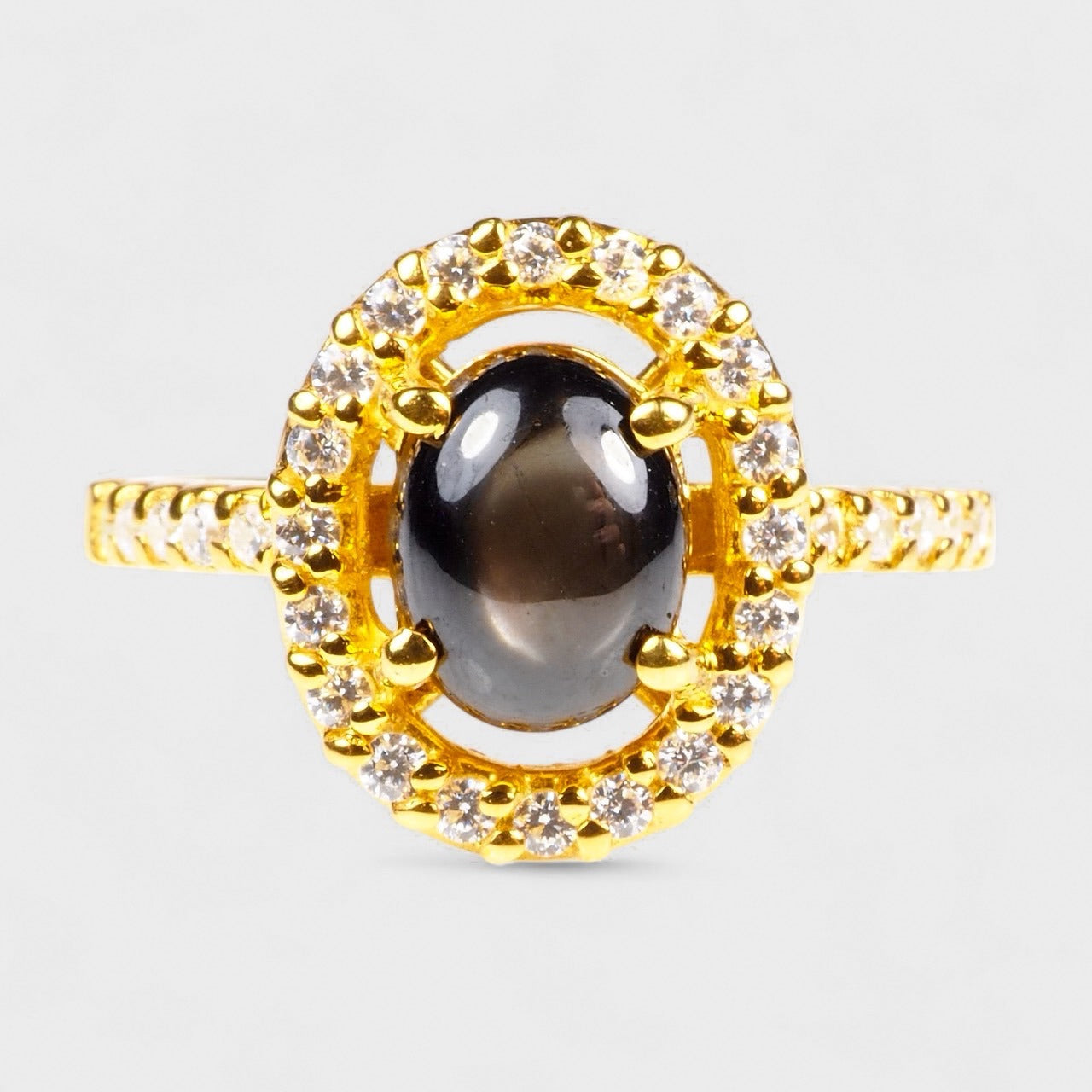 Black Star Sapphire 925 Sterling Silver Ring, Simple Everyday Ring, Free Resizing