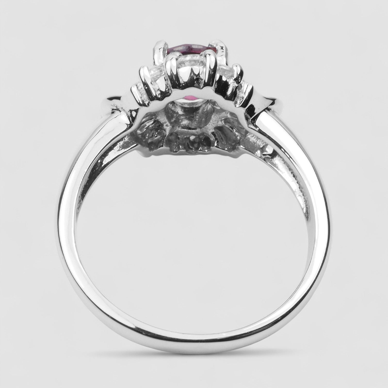 Pink Tourmaline 925 Sterling Silver Ring