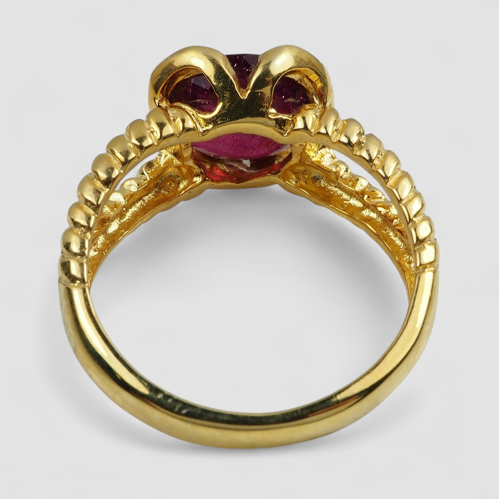 Pink Tourmaline 925 Sterling Silver Ring