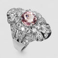 Pink Tourmaline 925 Sterling Silver Ring