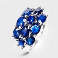 Boutique Blue Sapphire 925 Sterling Silver Ring