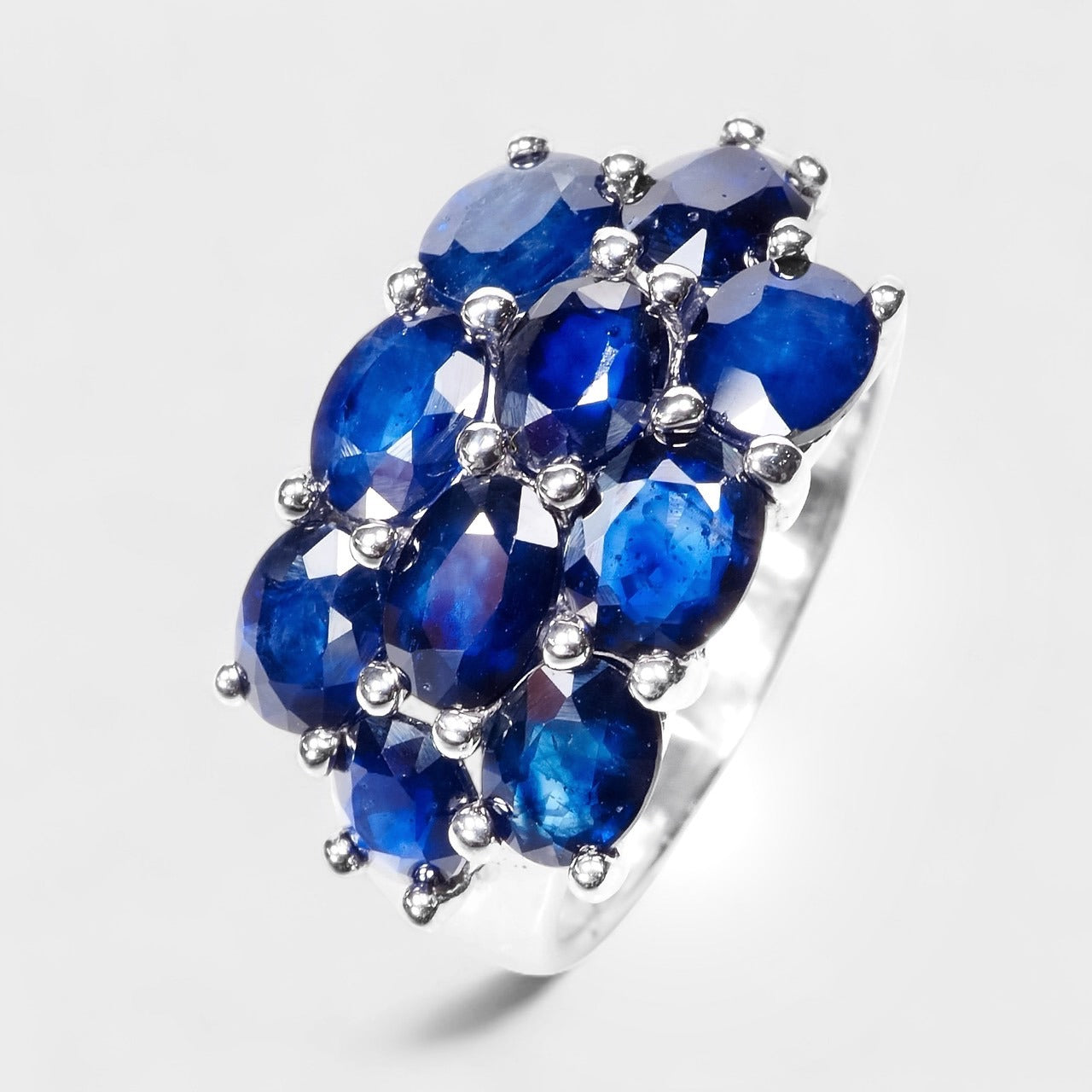 Boutique Blue Sapphire 925 Sterling Silver Ring