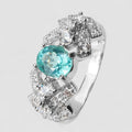 Blue Apatite 925 Sterling Silver Ring