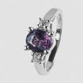 Violet Spinel 925 Sterling Silver Ring