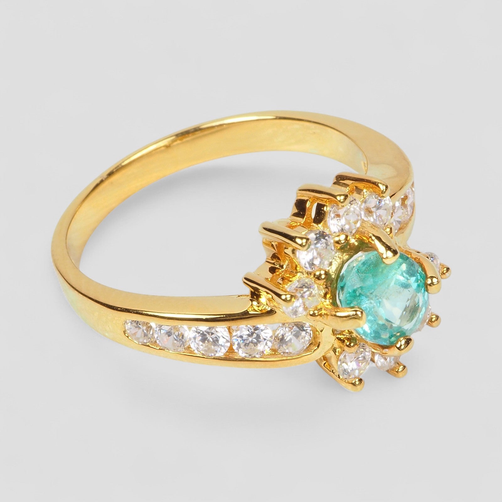 Blue Apatite 925 Sterling Silver Ring