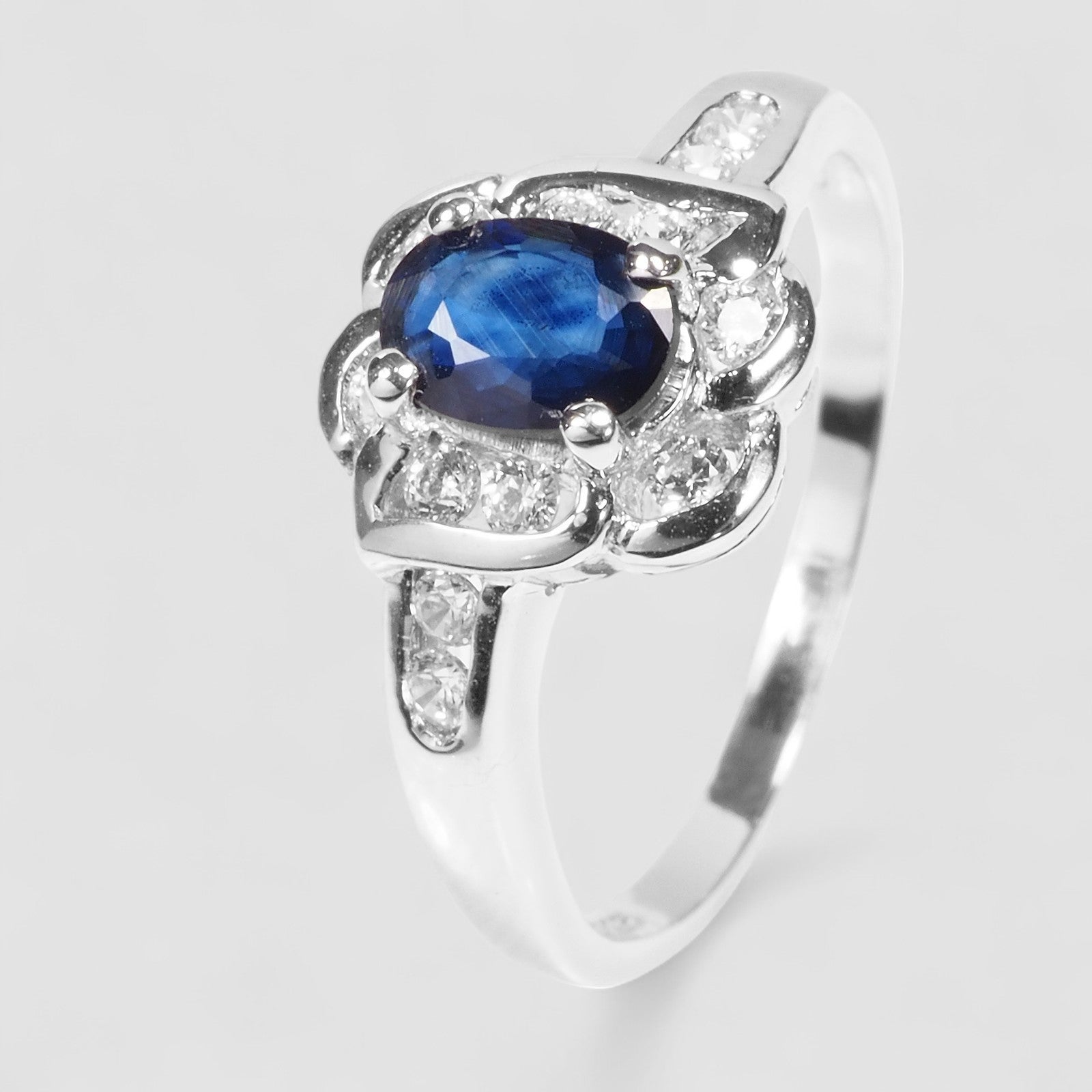 Blue Sapphire 925 Sterling Silver Ring