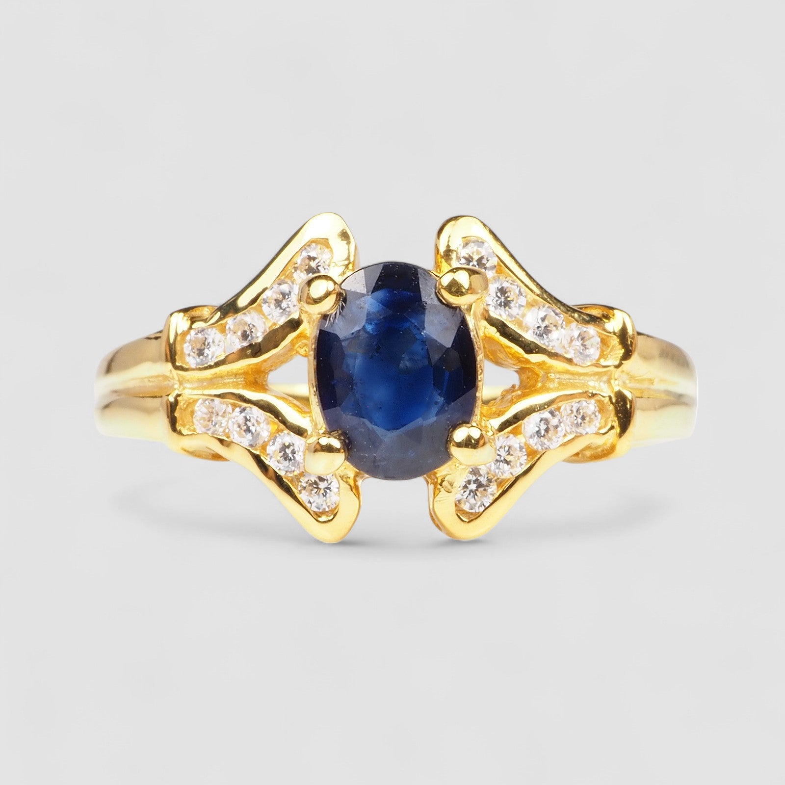 Blue Sapphire 925 Sterling Silver Ring