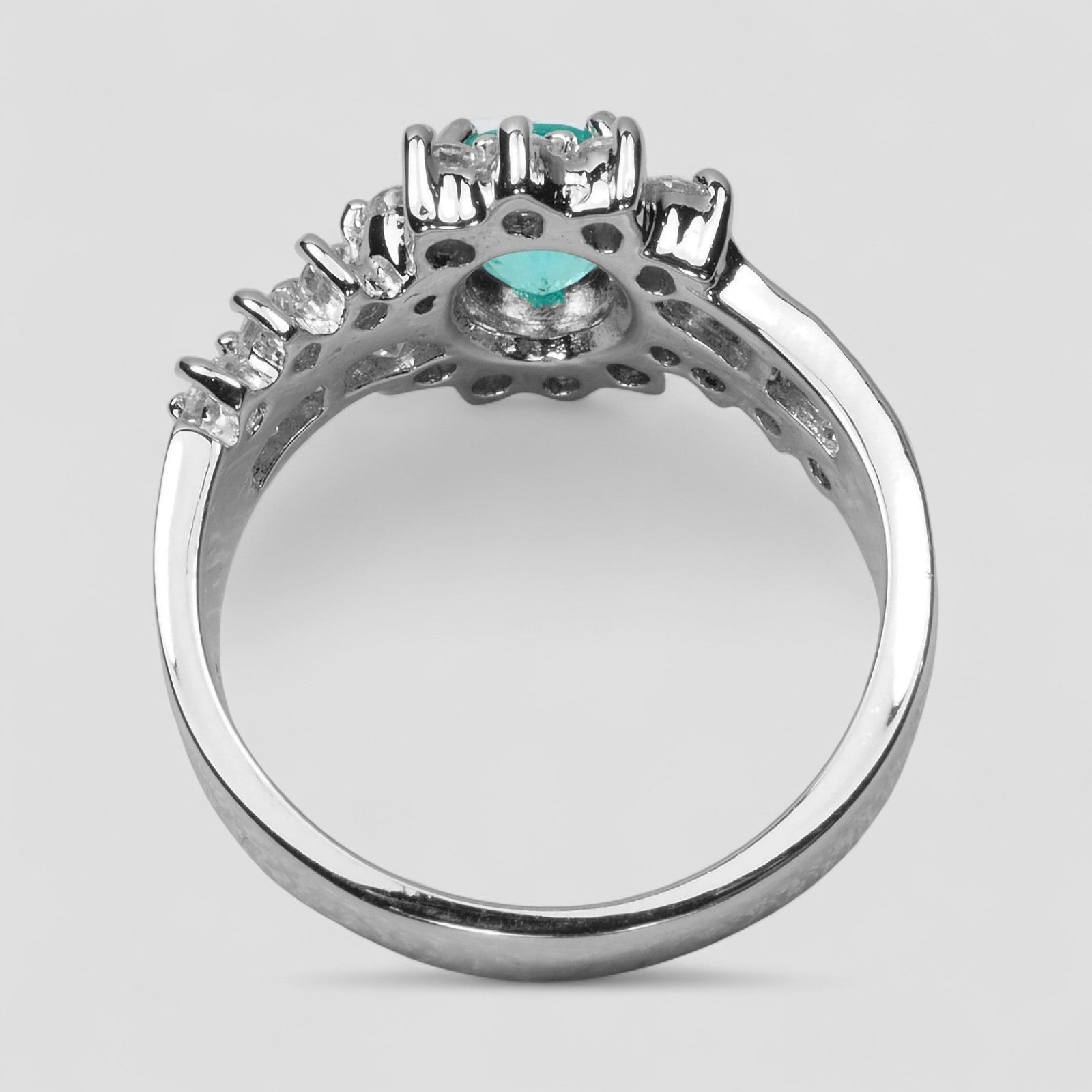 Blue Apatite 925 Sterling Silver Ring
