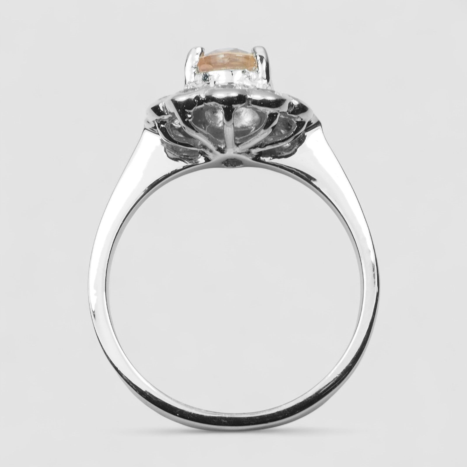 Champagne Tourmaline 925 Sterling Silver Ring