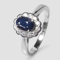Blue Sapphire 925 Sterling Silver Ring