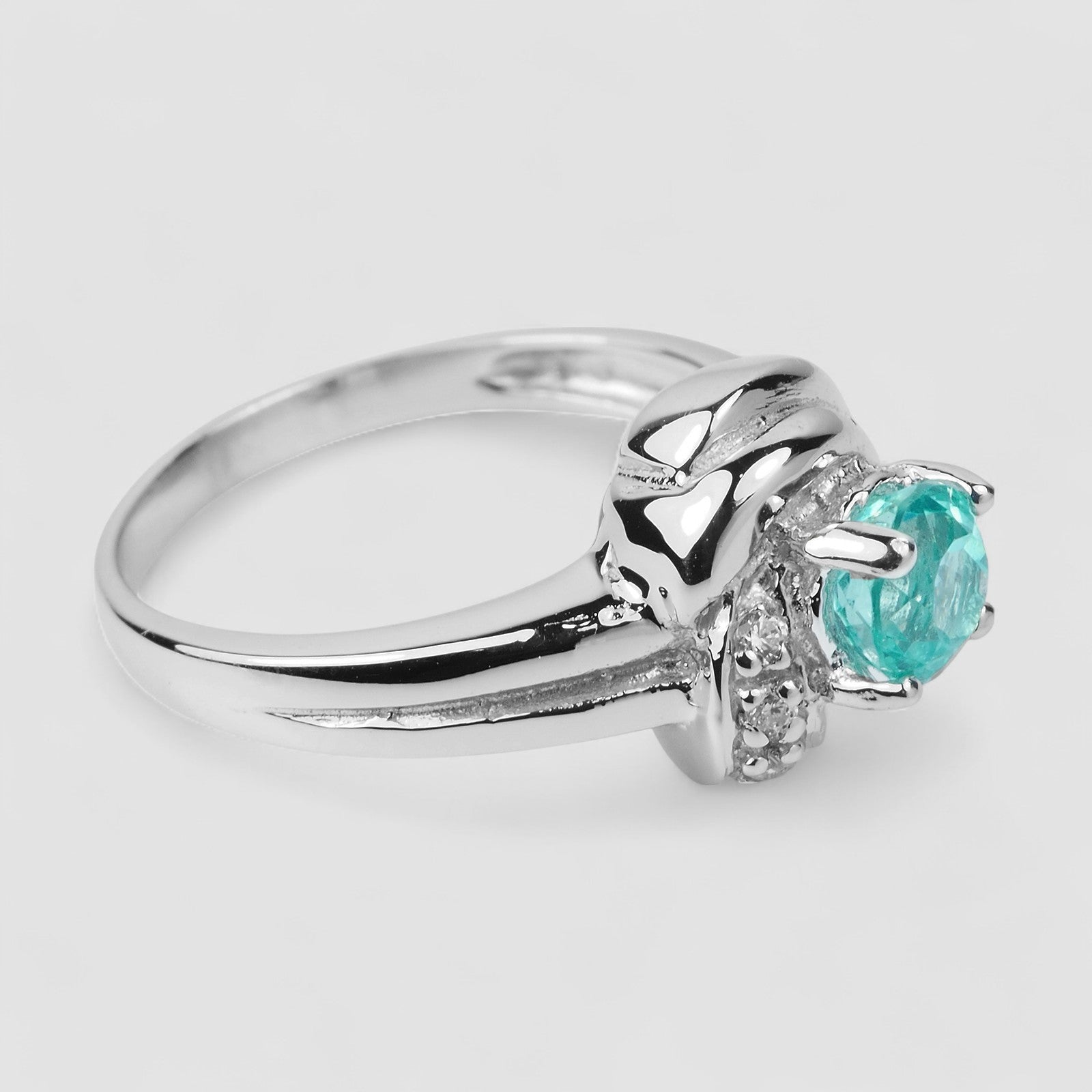 Blue Apatite 925 Sterling Silver Ring