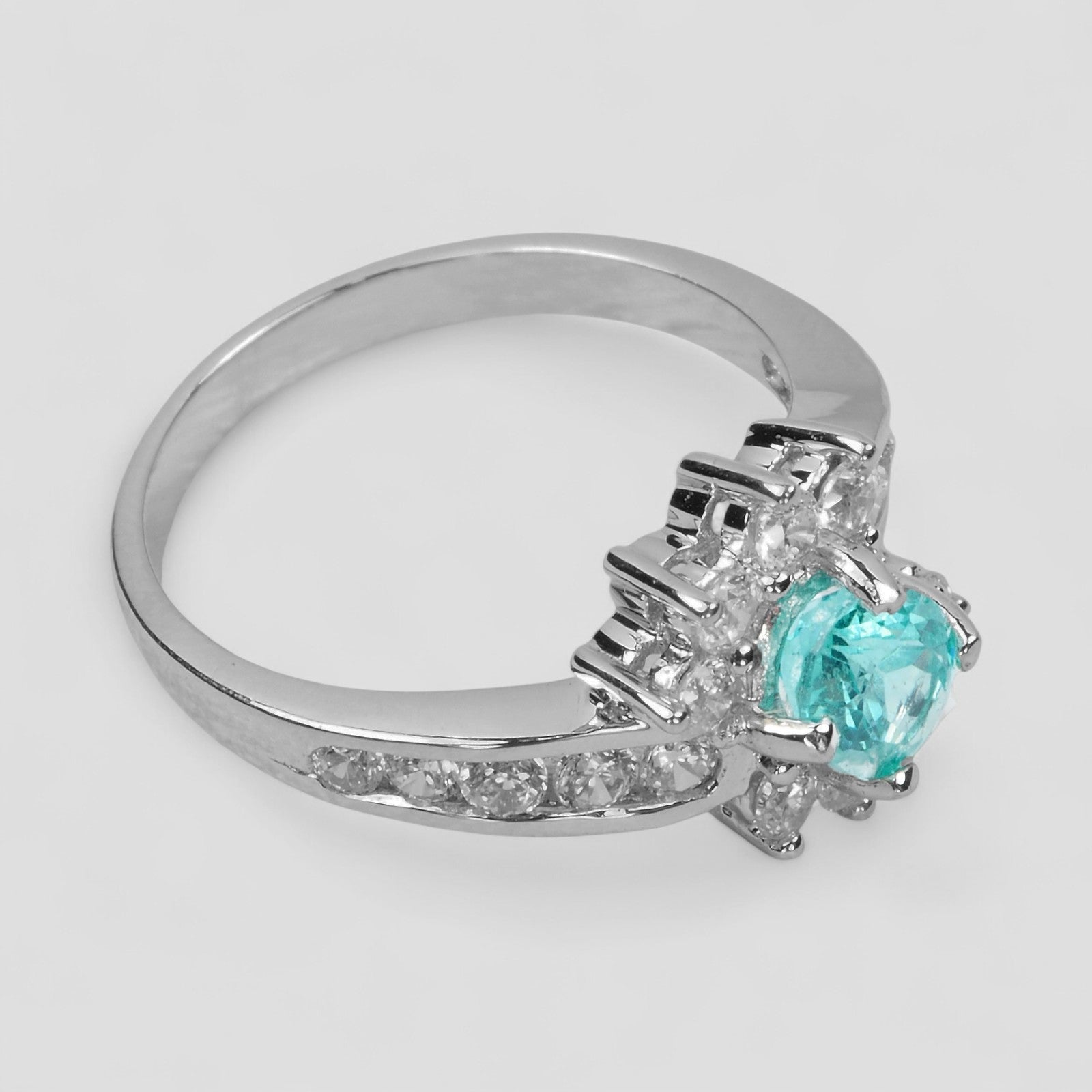 Blue Apatite 925 Sterling Silver Ring