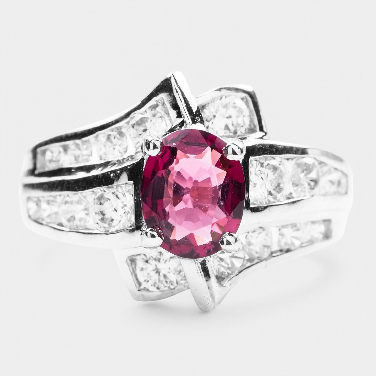 PINK SPINEL 925 STERLING SILVER HANDMADE RING