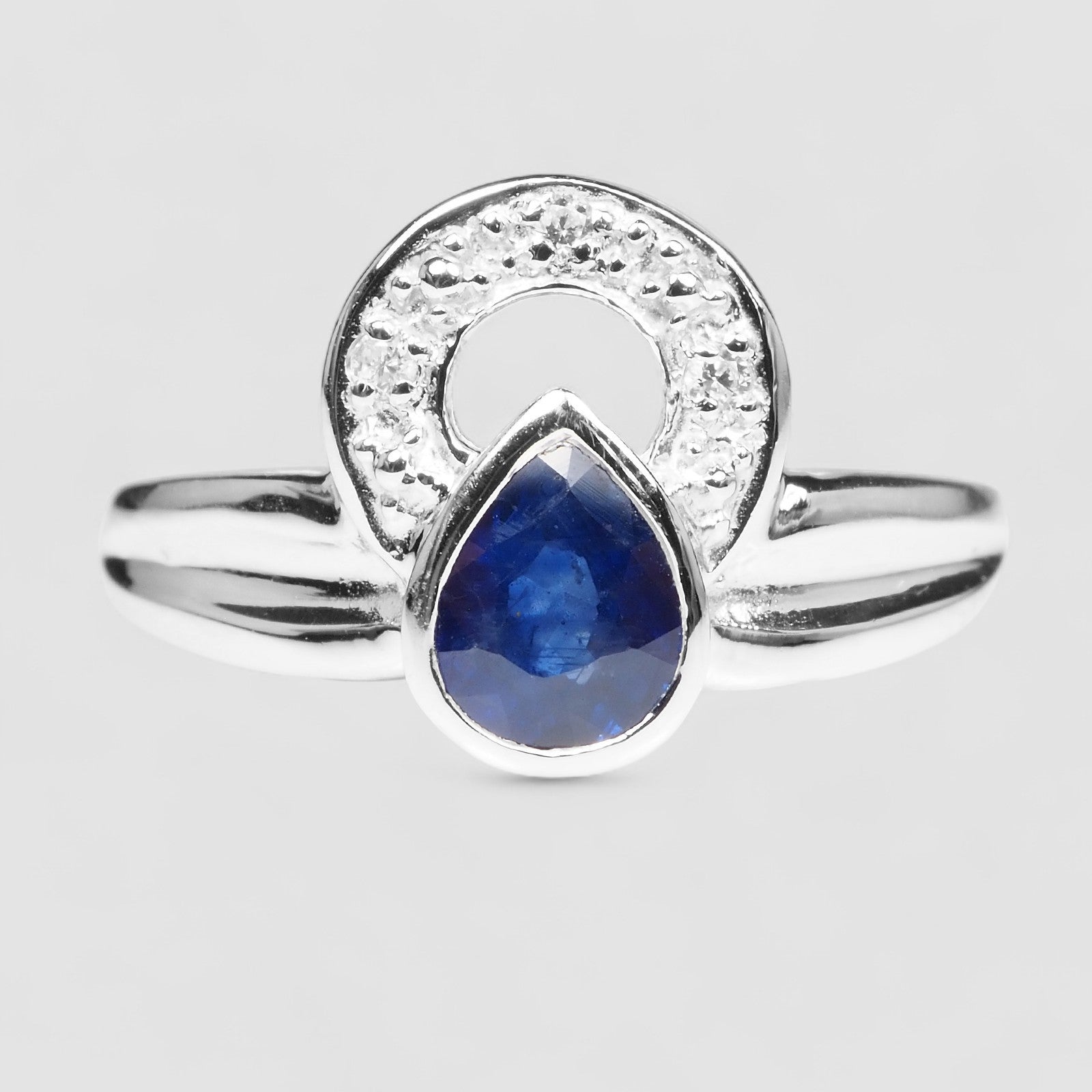Blue Sapphire 925 Sterling Silver Ring