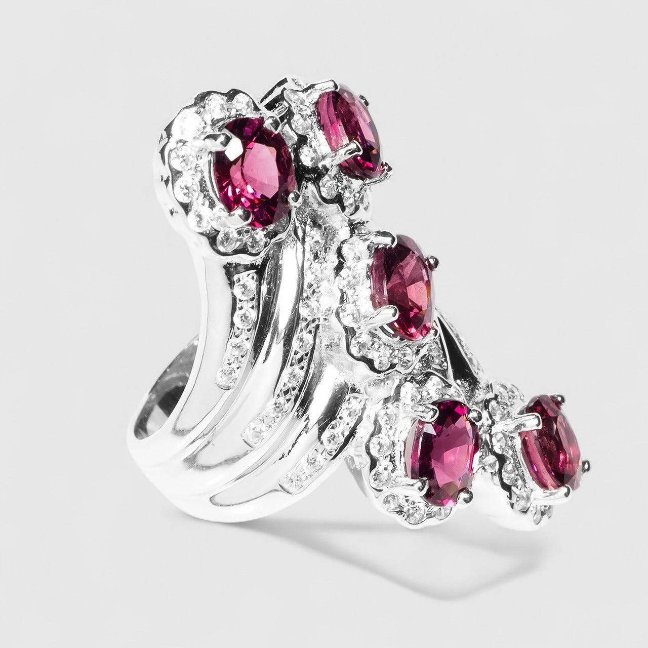 Boutique Pink Rhodolite Garnet Ring