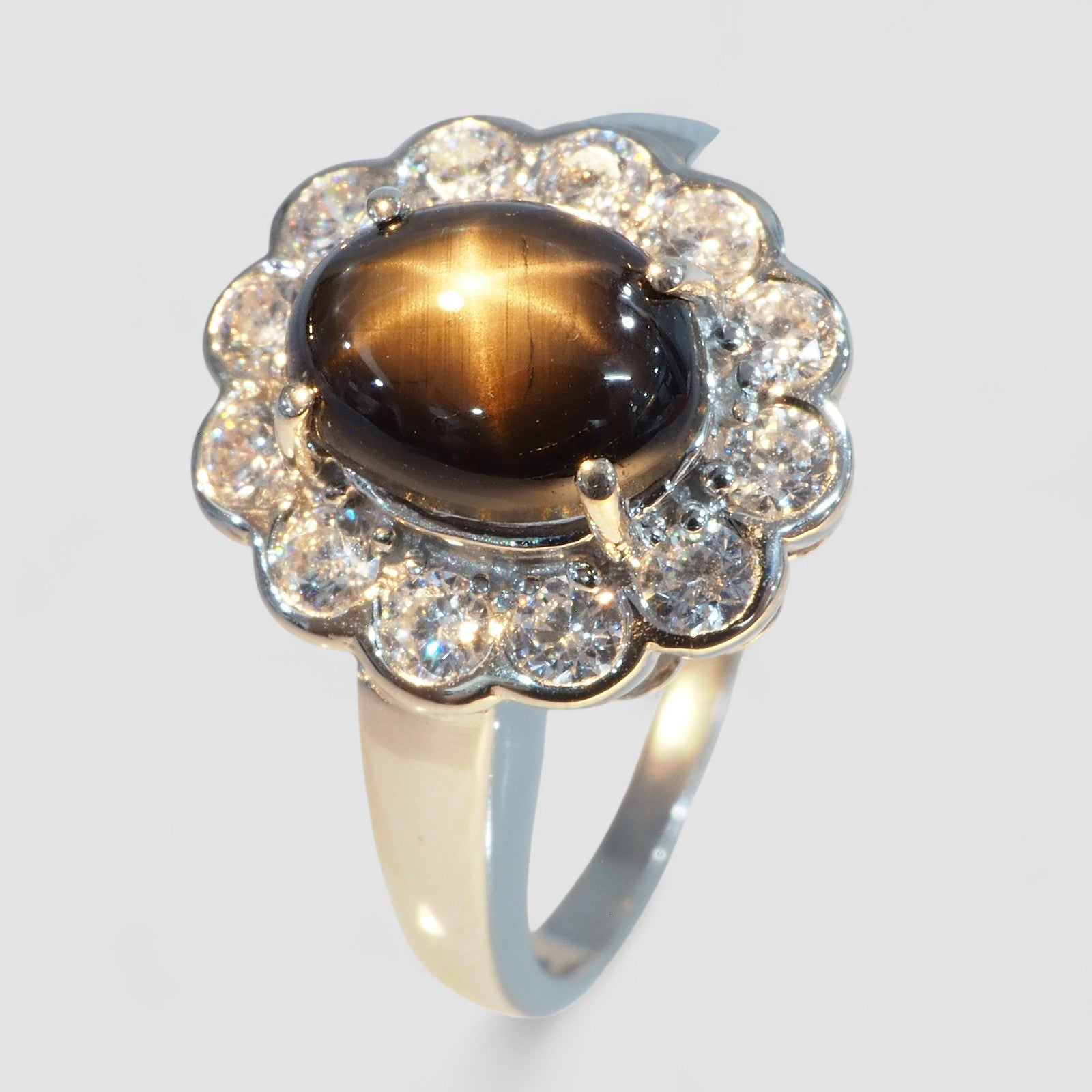Black Star Sapphire 925 Sterling Silver Ring, Aniversary Gift, Dainty Ring, Free Resizing