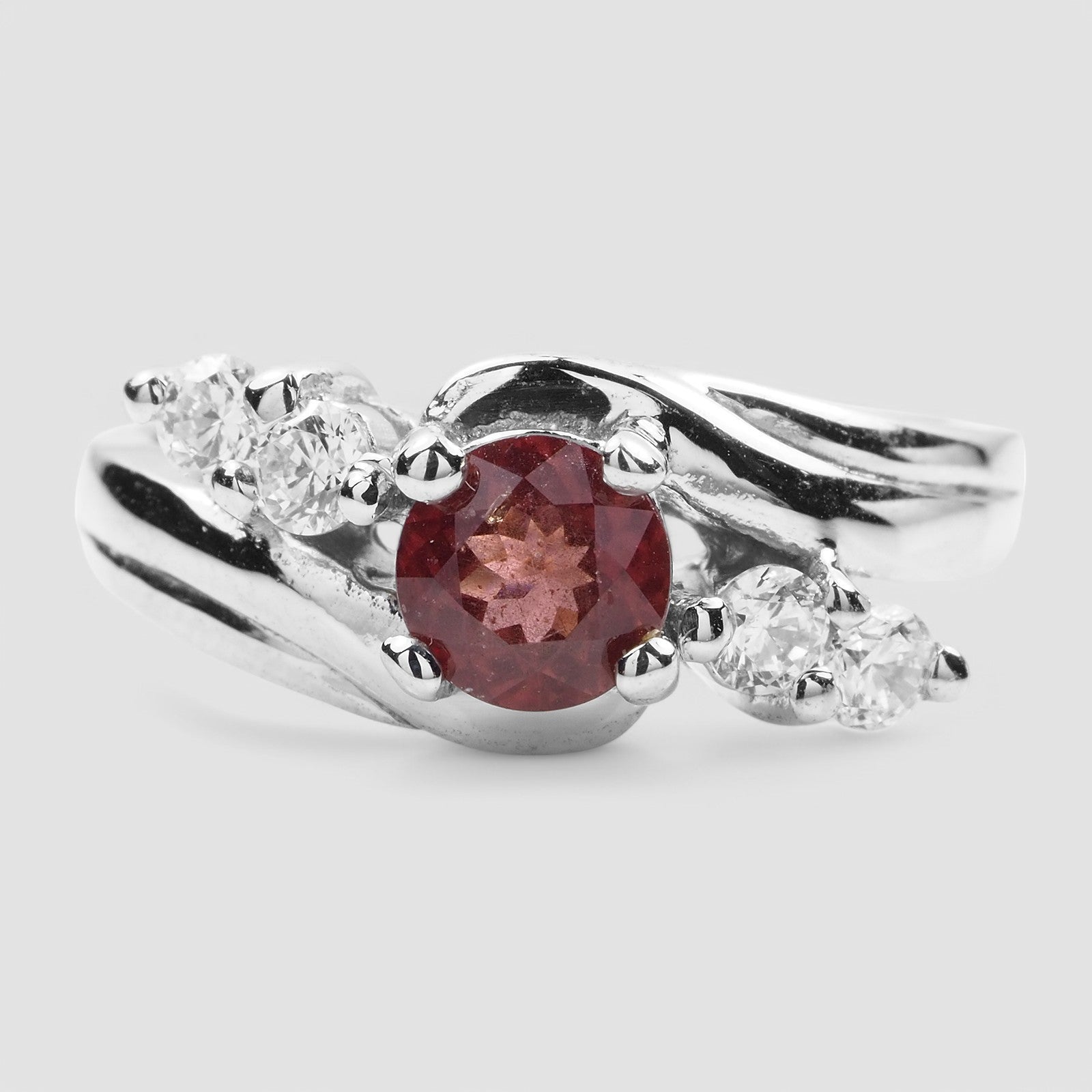 Red Spinel 925 Sterling Silver Ring, Natural Gemstone, Everyday