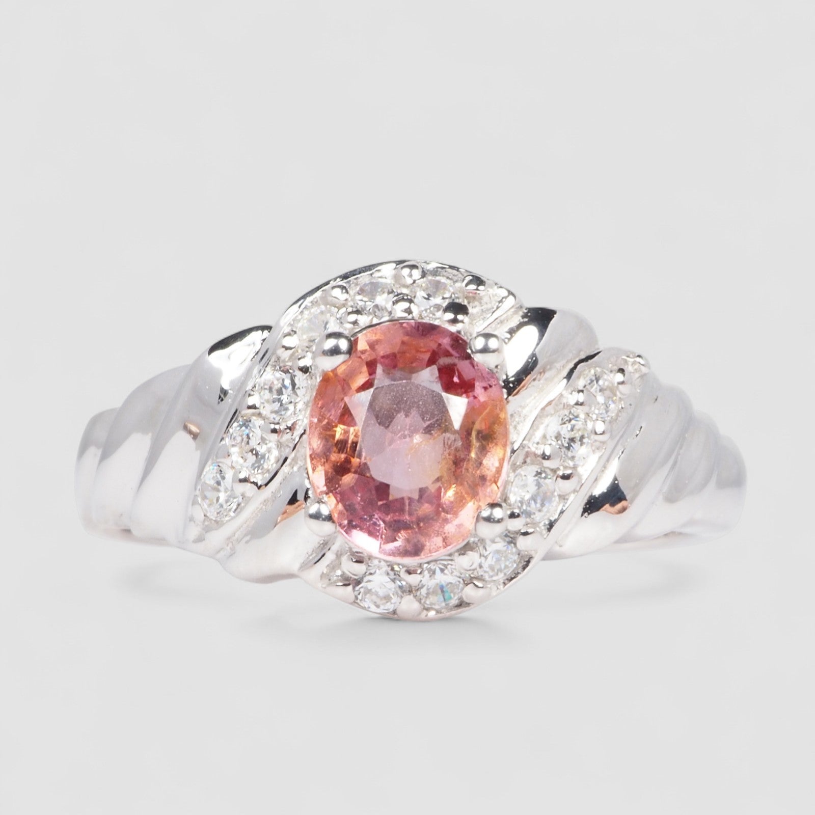 Pink Spinel 925 Sterling Silver Ring